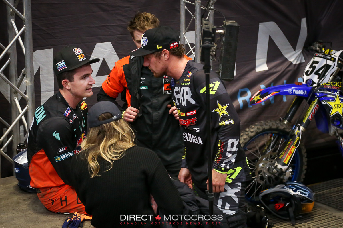 Phil says hello to Thompson.