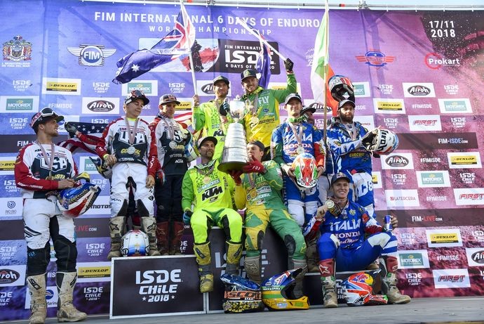 Australia captured the World Trophy overall over USA and Italy.