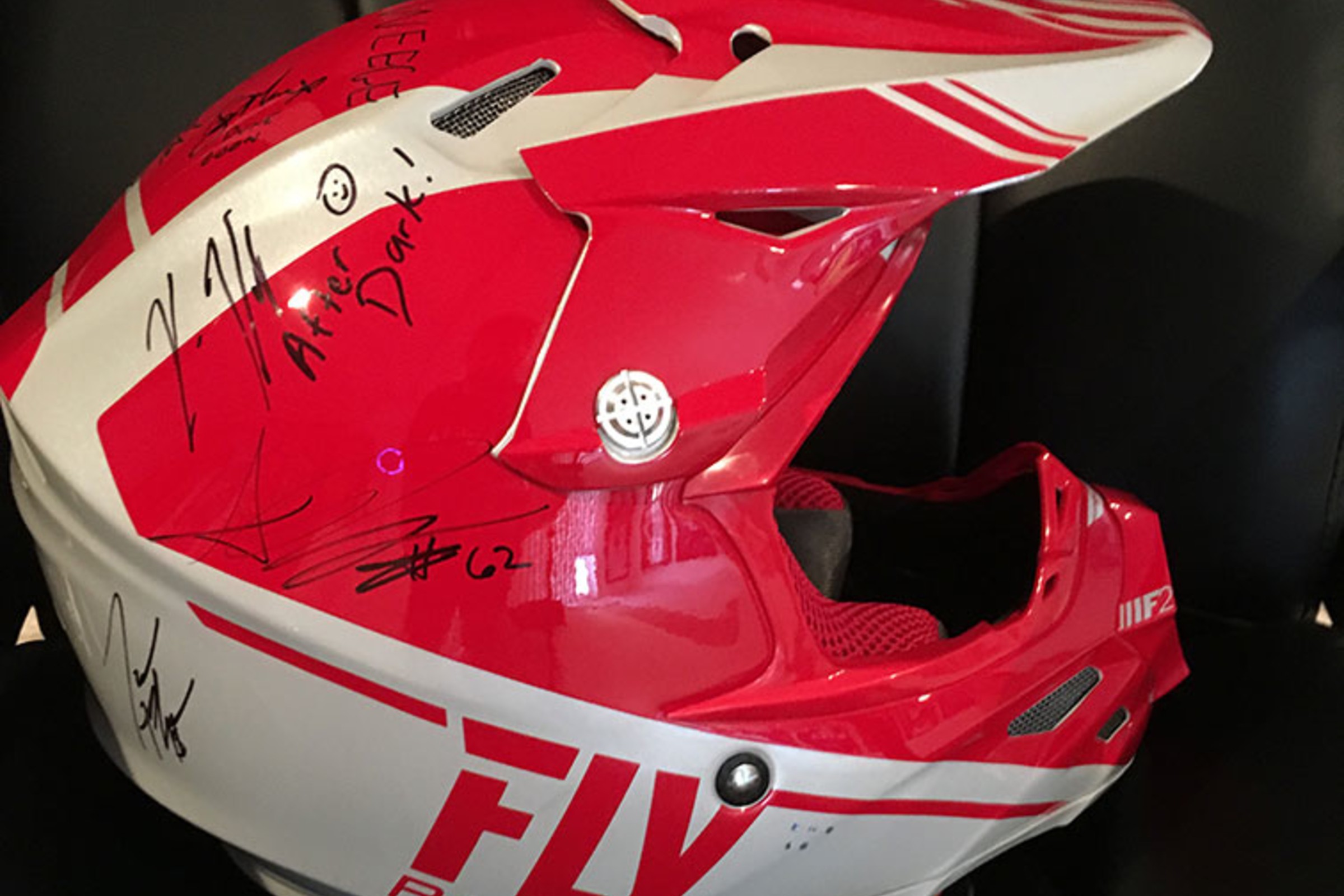 Bid On A Signed Fly Helmet; All Proceeds Go To Weston Peick