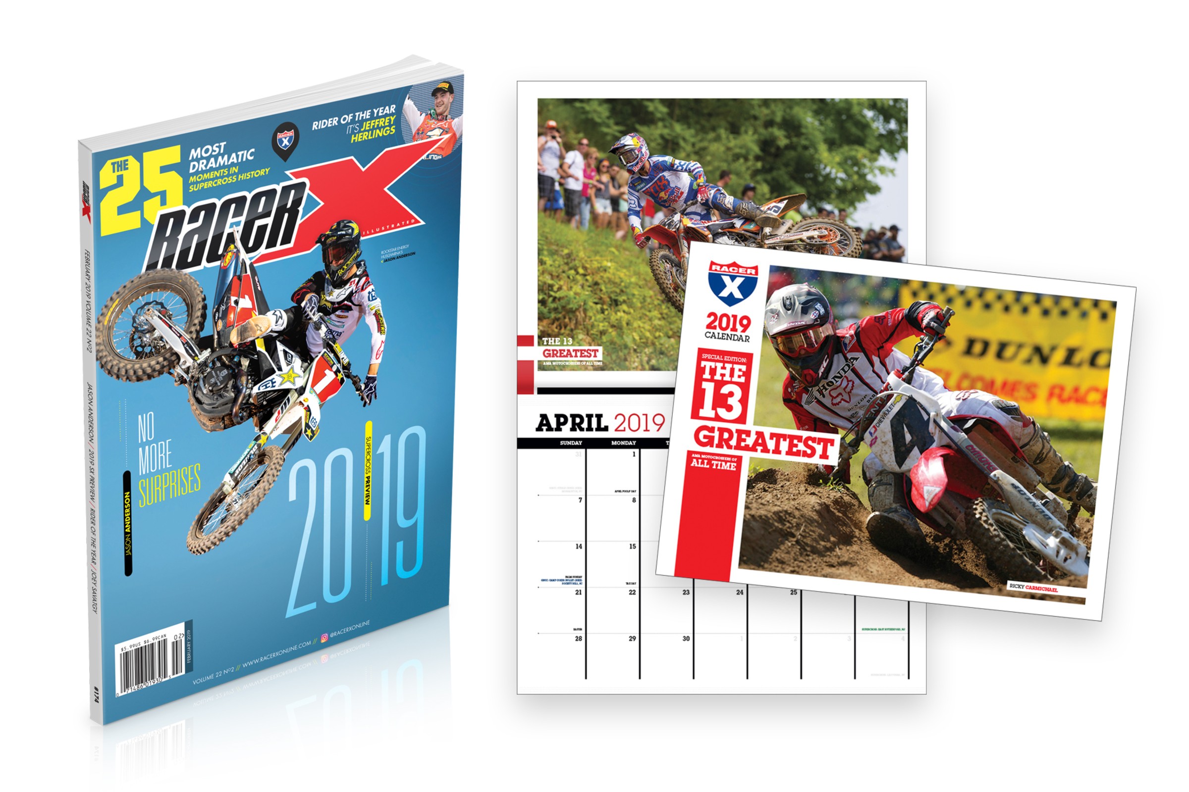 Subscribe or Renew Now and Get a FREE 2019 Racer X Calendar