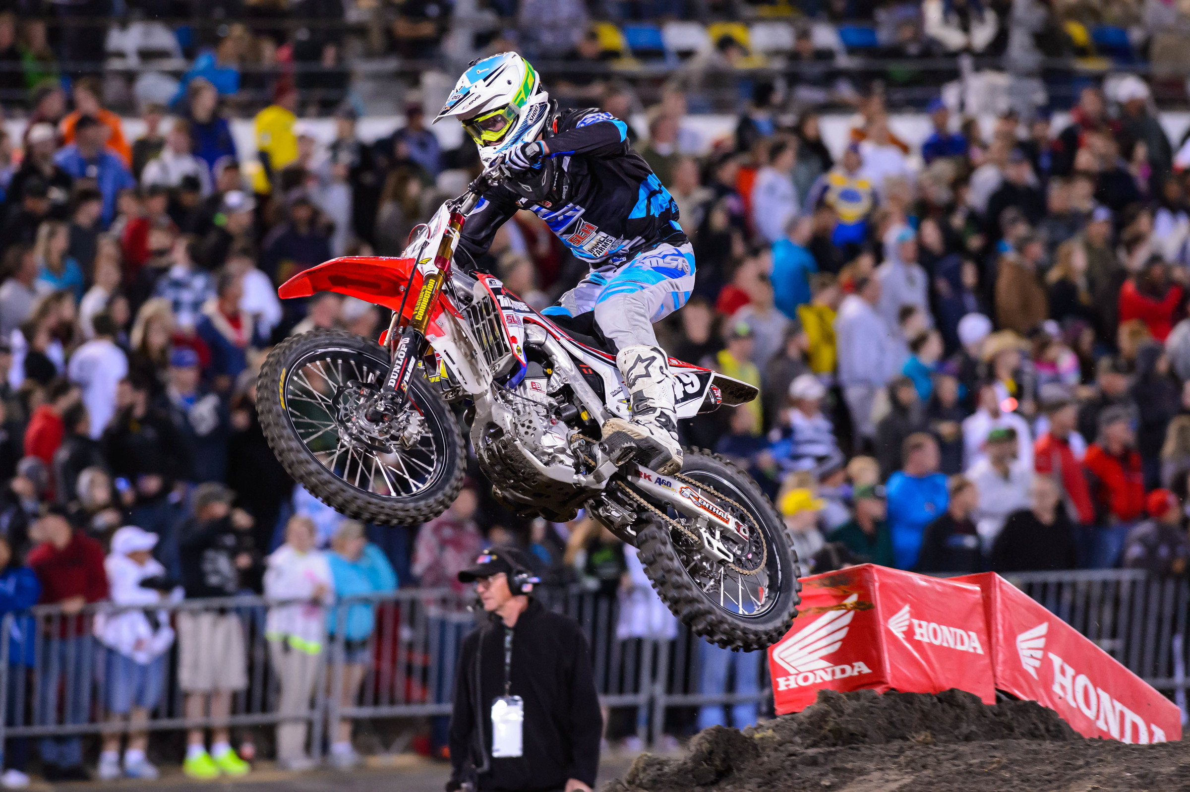 Faith usually showed good speed in supercross.