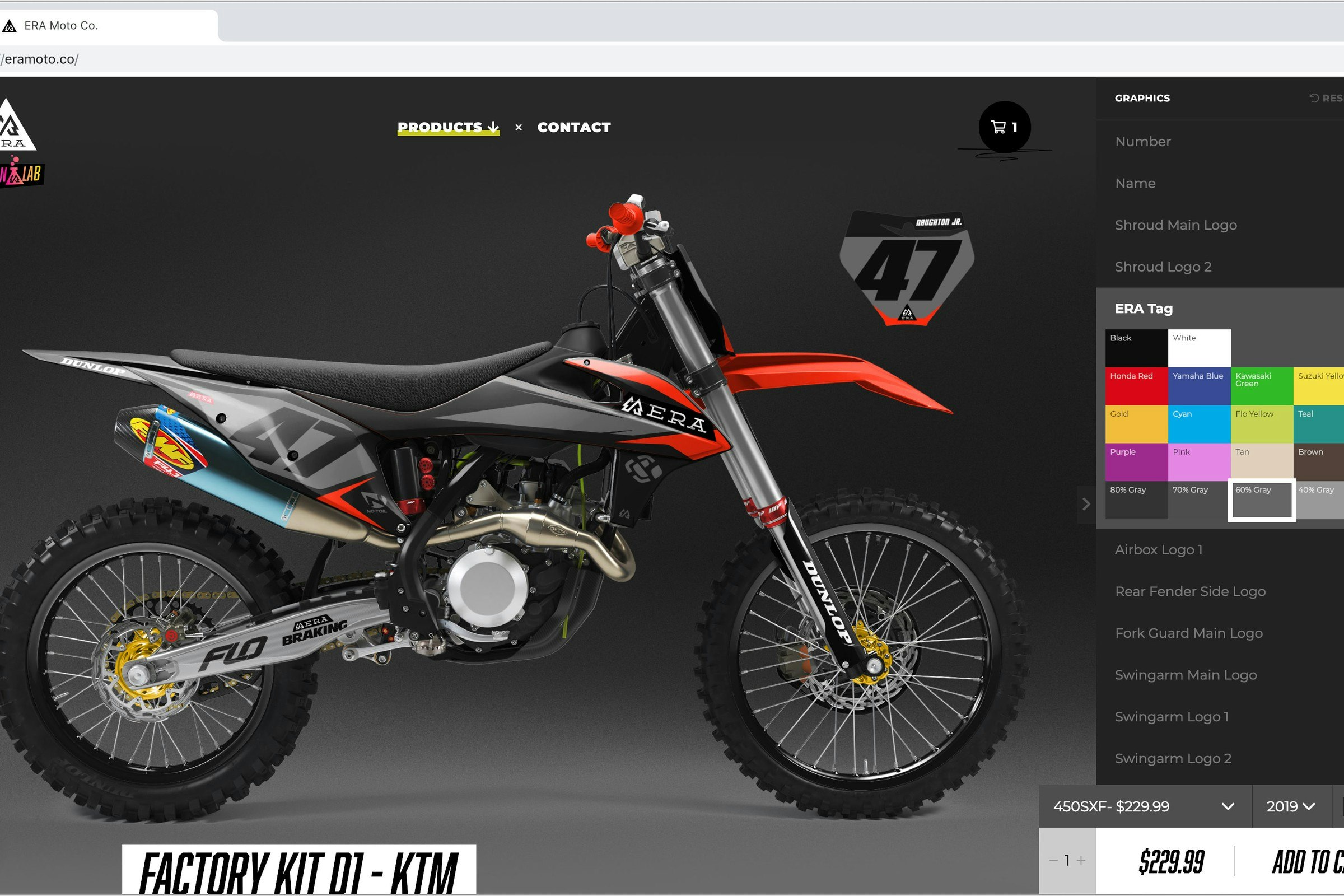 ERA Moto Co. Debuts Motocross Graphics Design Lab