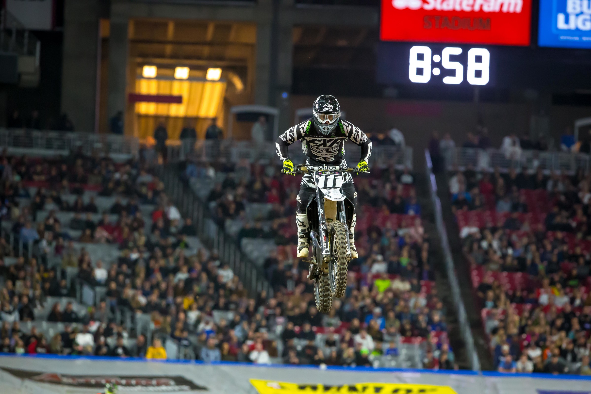 Blose returned to supercross after a four-year hiatus to race arenacross.