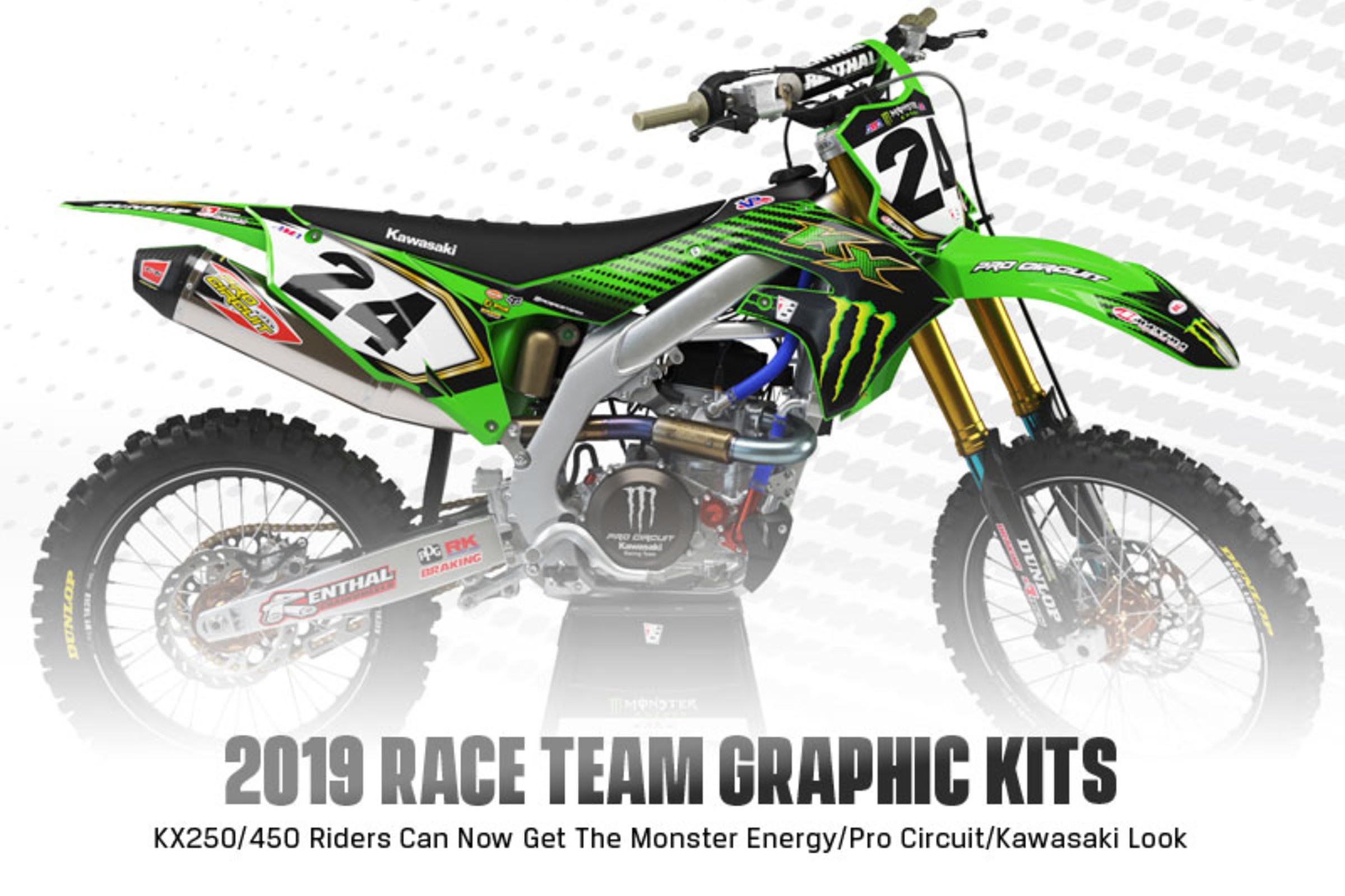 Pro Circuit 2015 Team Motocross MX Bike Decal Sticker Sheet