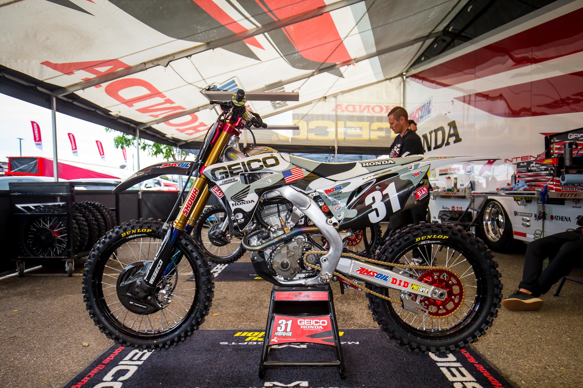 The bikes looked good BEFORE the racing!