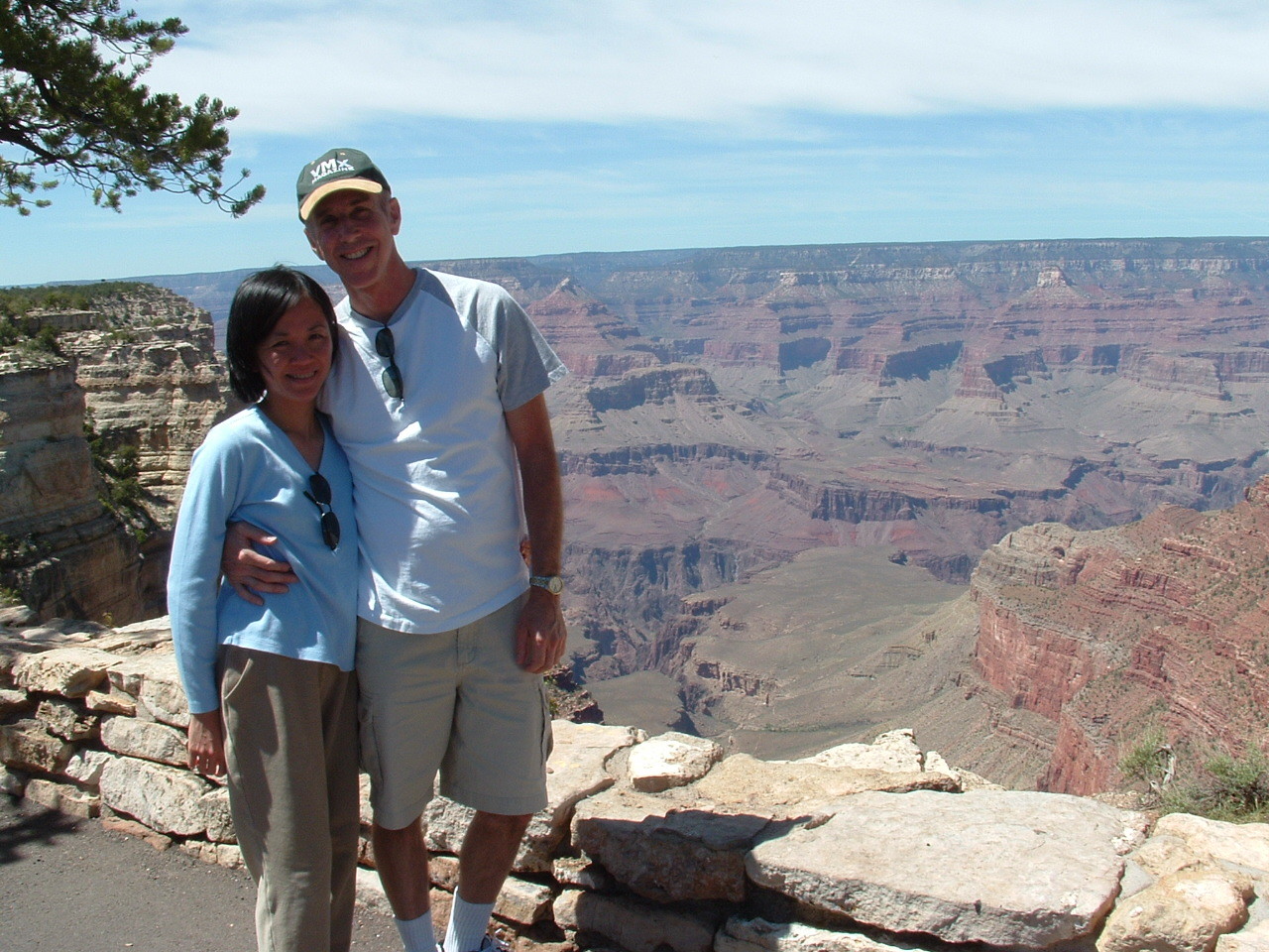 Robert and his wife.