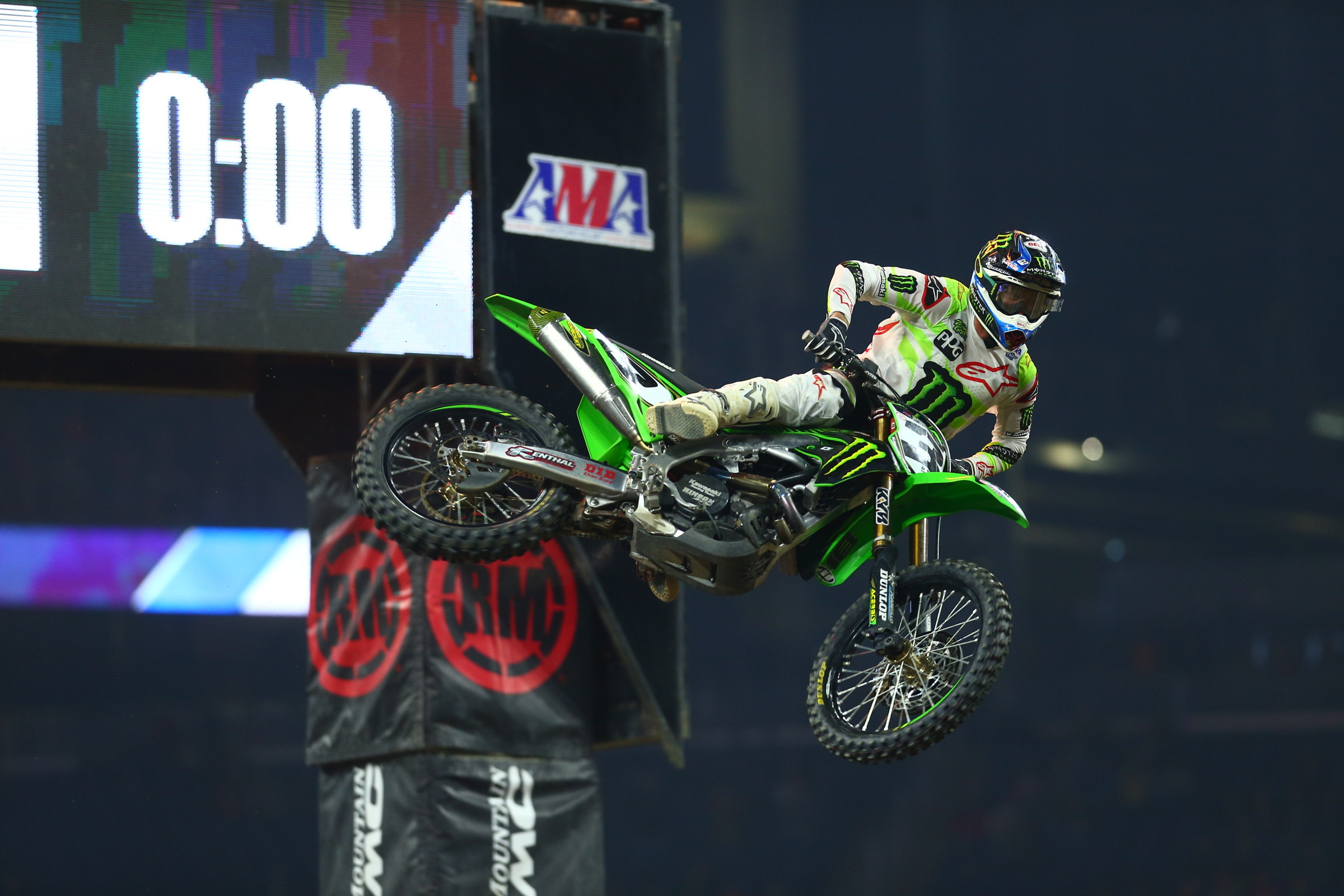 Eli Tomac took the win in the first 450SX race.