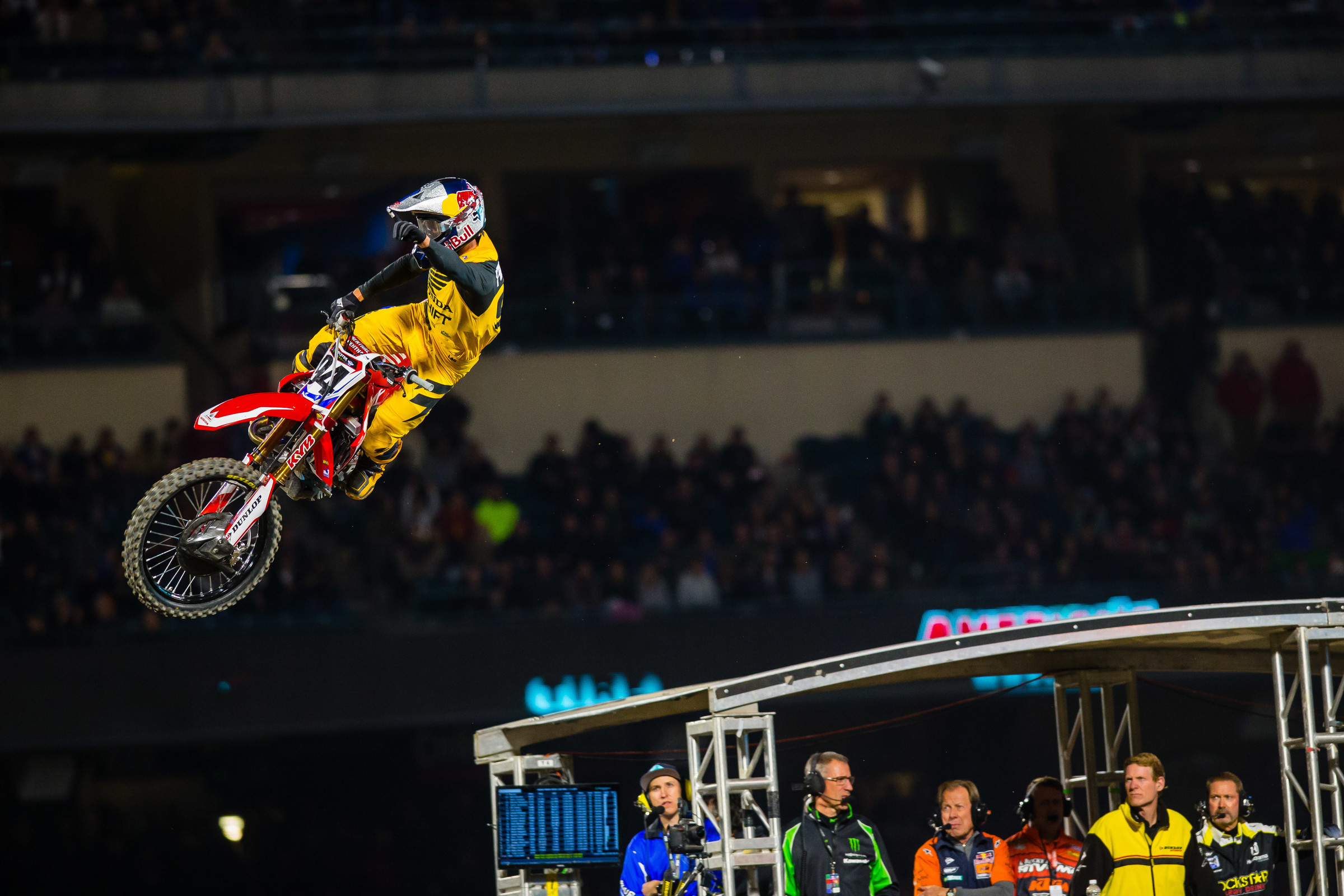 Roczen winning A1 in 2017.