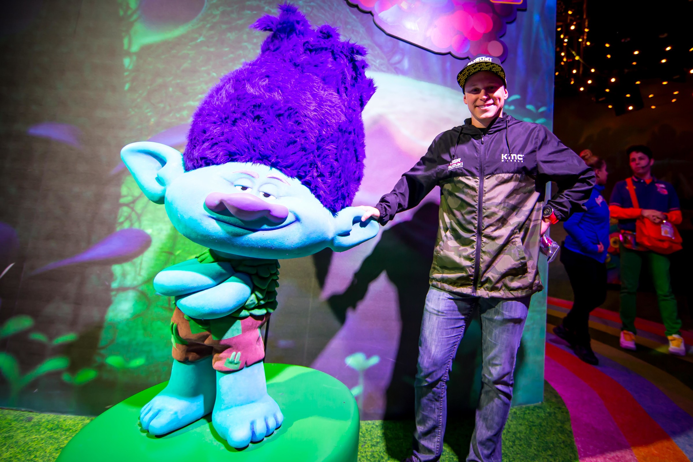 A-Mart got along well with the other trolls on Friday night.