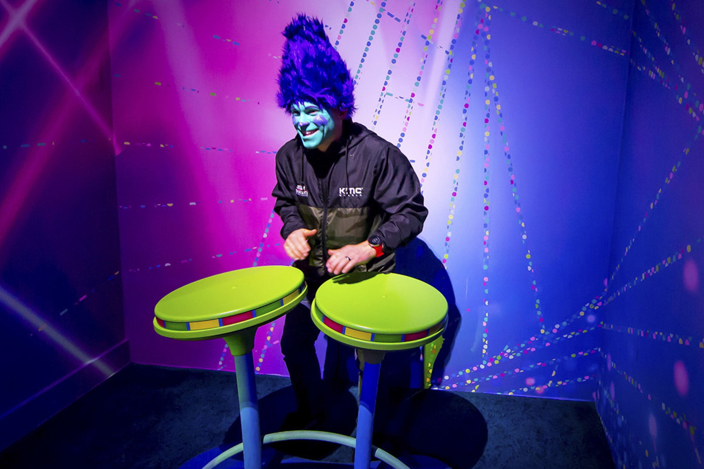 Troll Train Visits DreamWorks Trolls The Experience