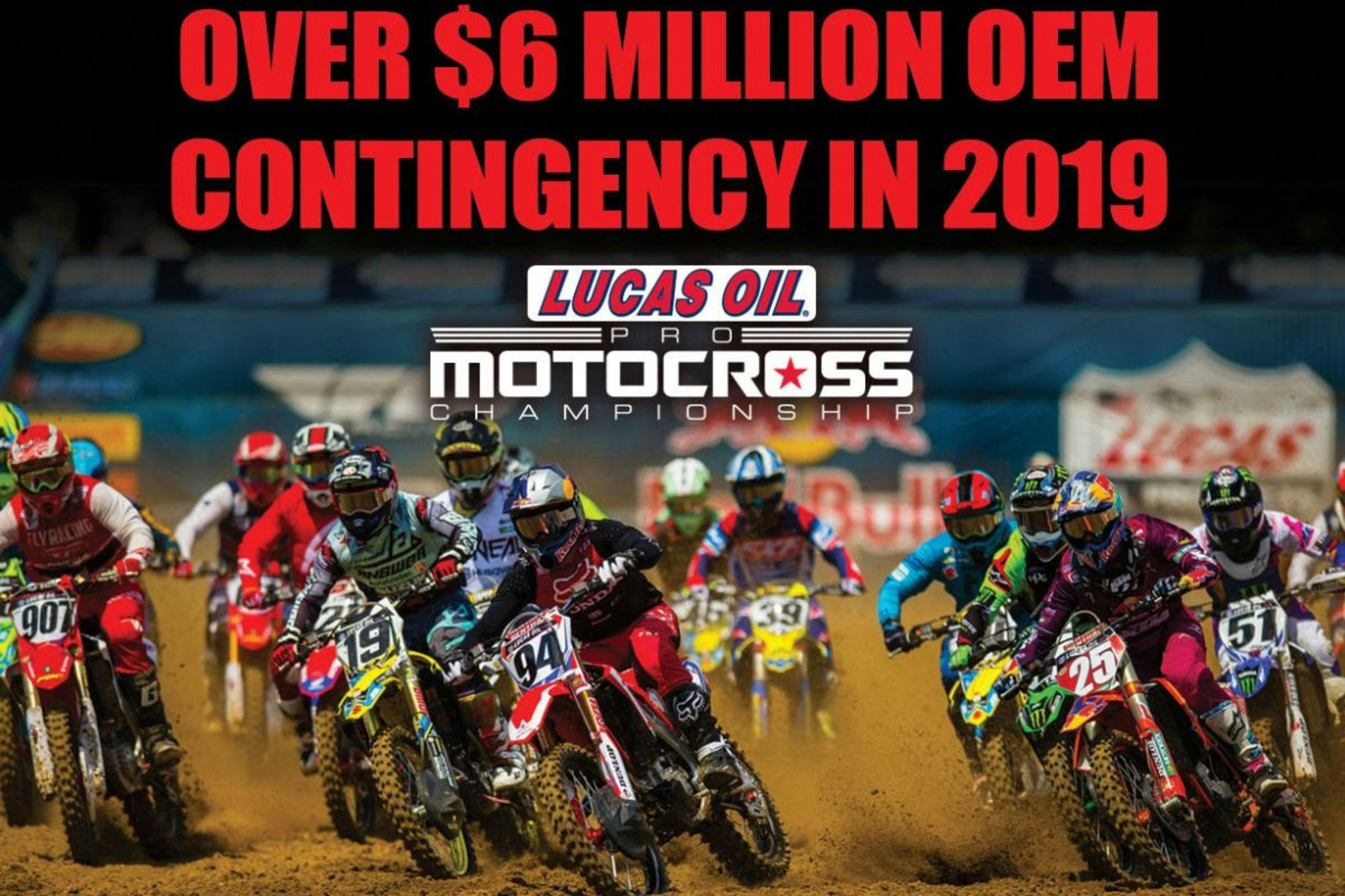 More Than $6 Million in Contingency Available for 2019 Pro Motocross