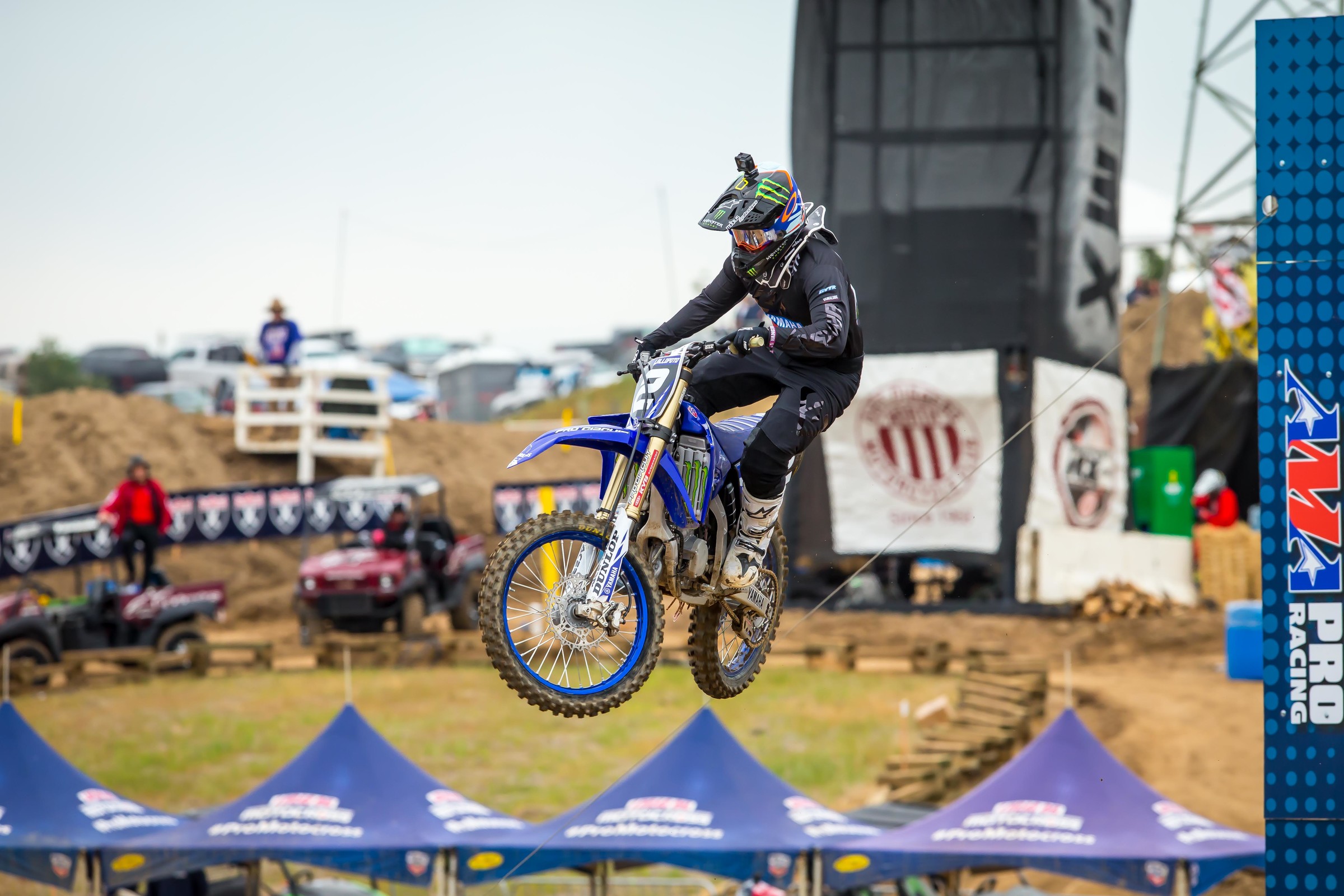 Ryan Villopoto won the 125 All Stars race, followed by Robbie Wageman and Brandon Ray.