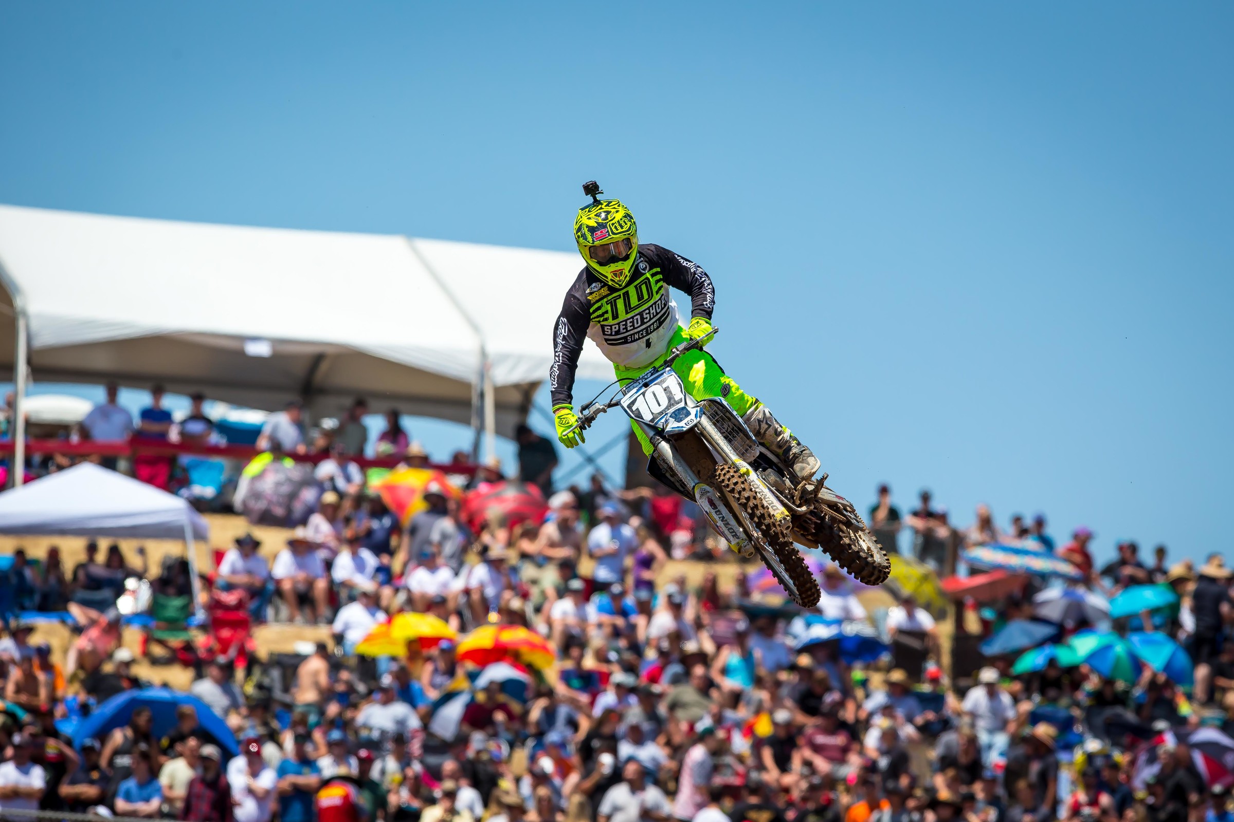 Ping at the 2018 Hangtown 125 All-Star race.
