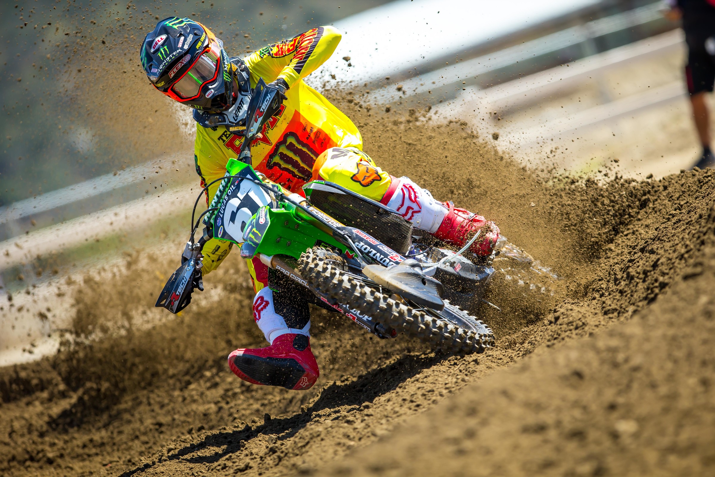 Garrett Marchbanks ended up ninth fastest in combined 250 qualifying.