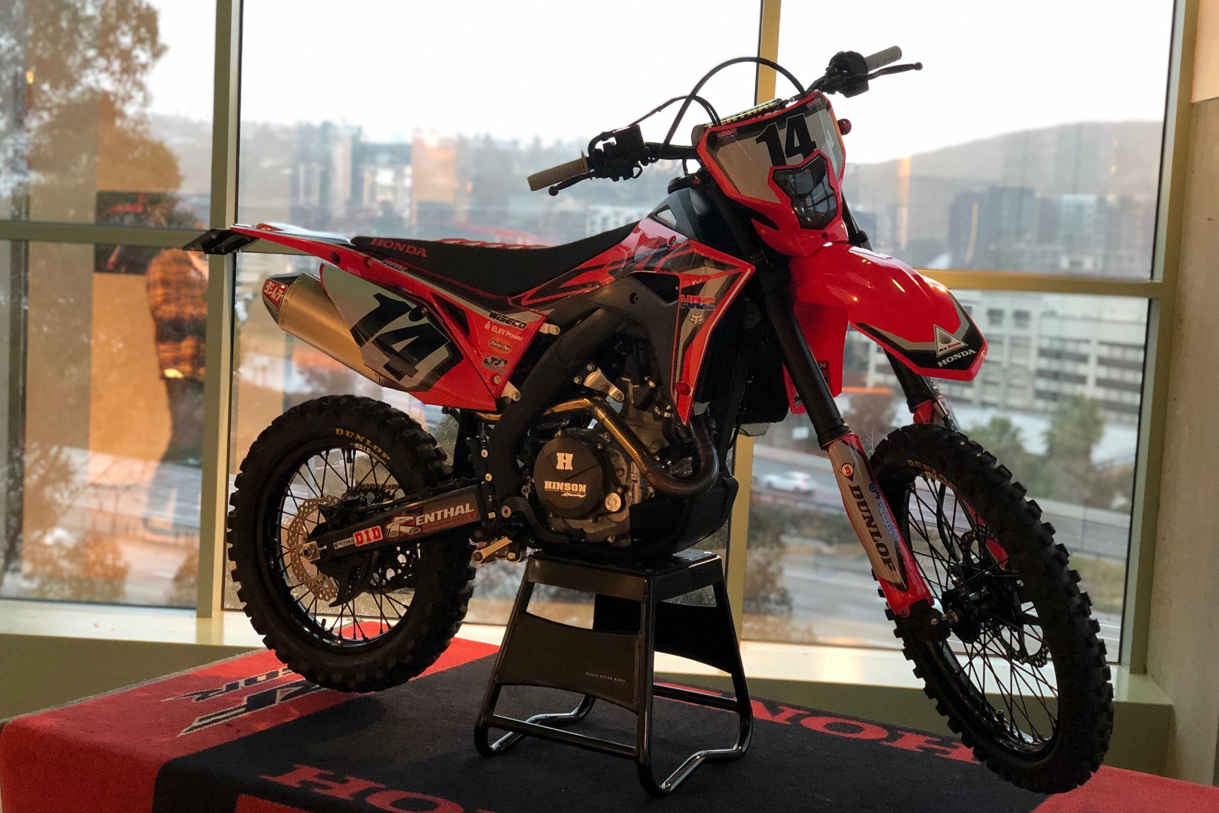Cole Seely Rode His Street-Legal CRF450L On The Honda Supercross Track