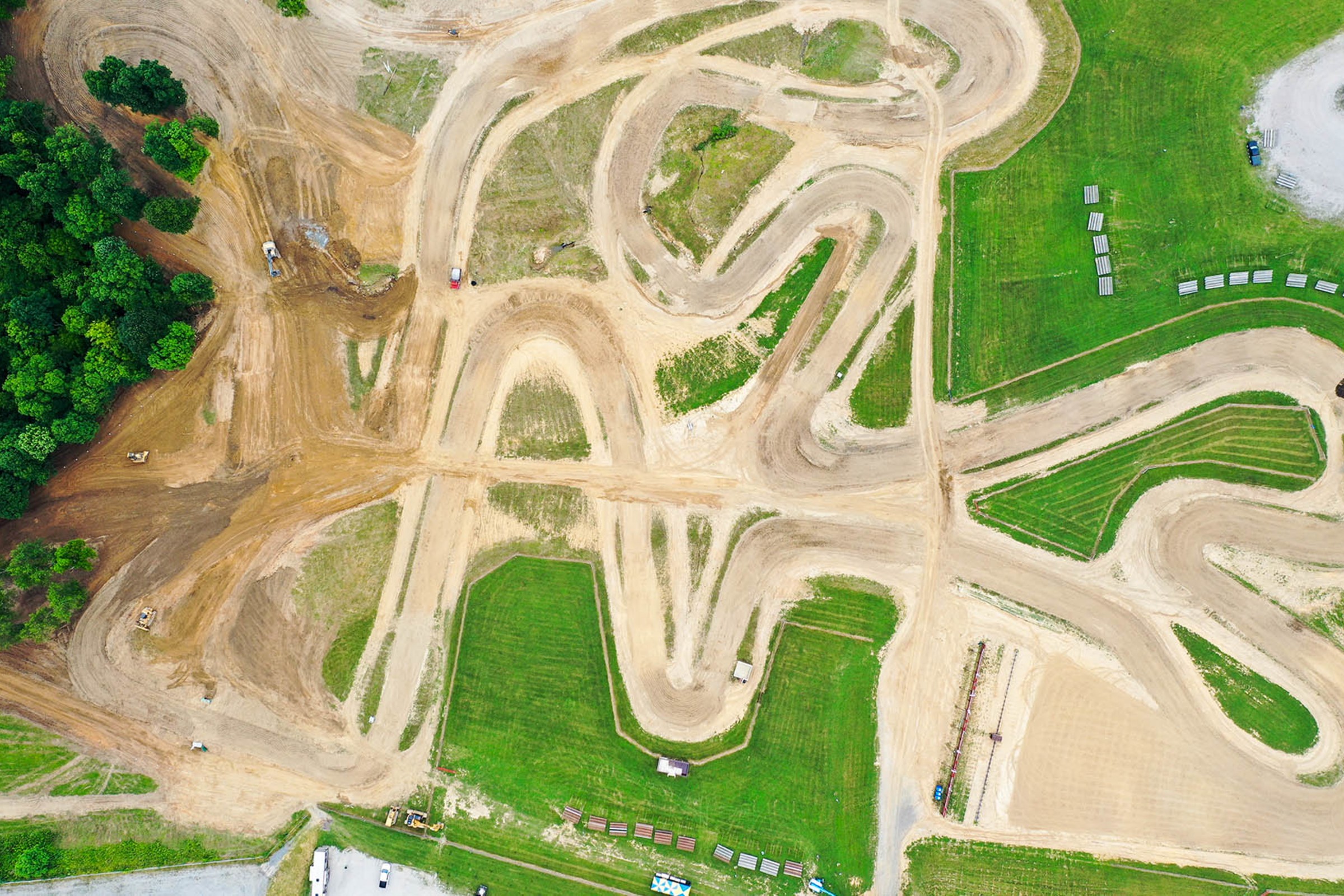Drone Footage Of The Changes To The High Point Track