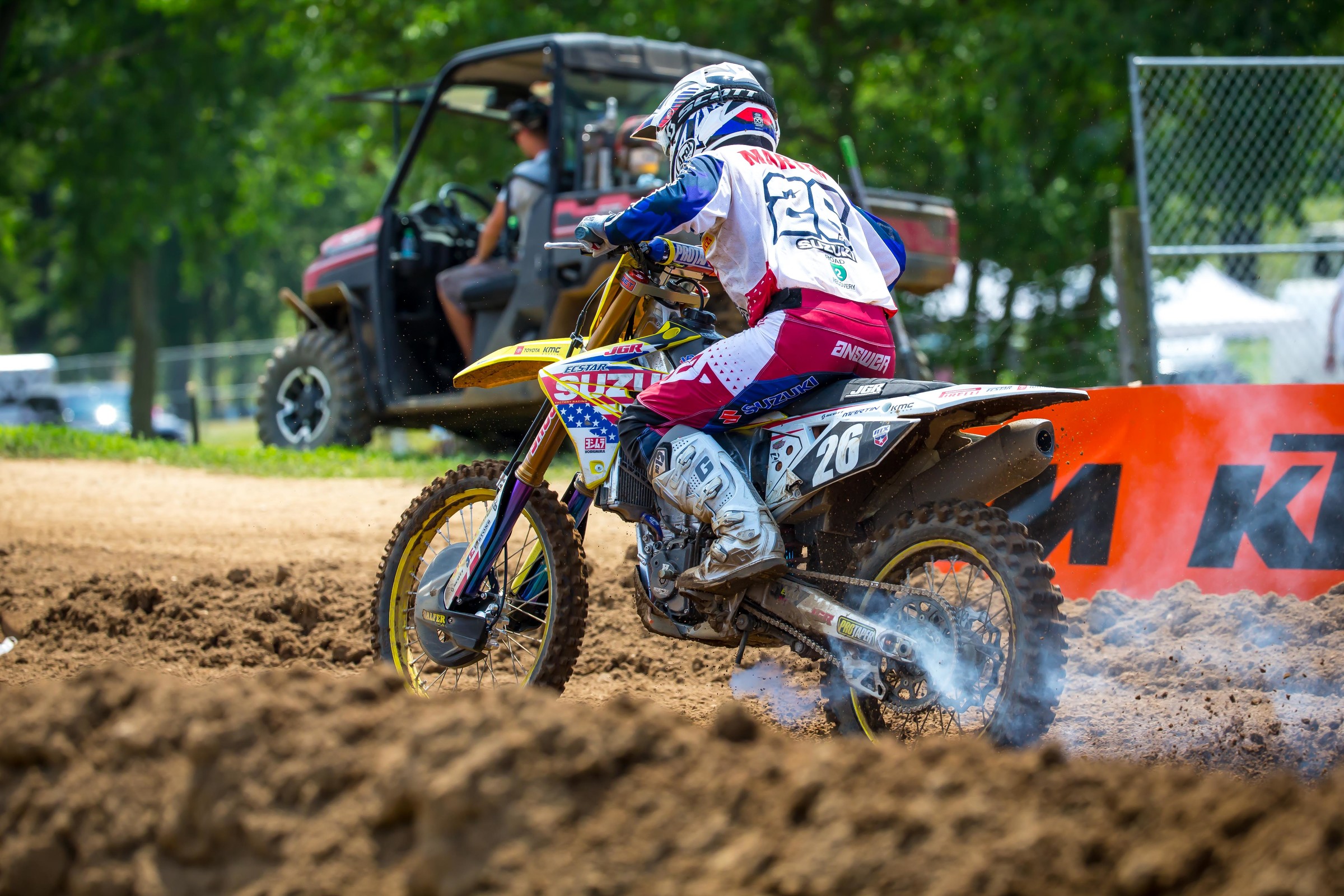 A-Mart in the first 250 Class moto.