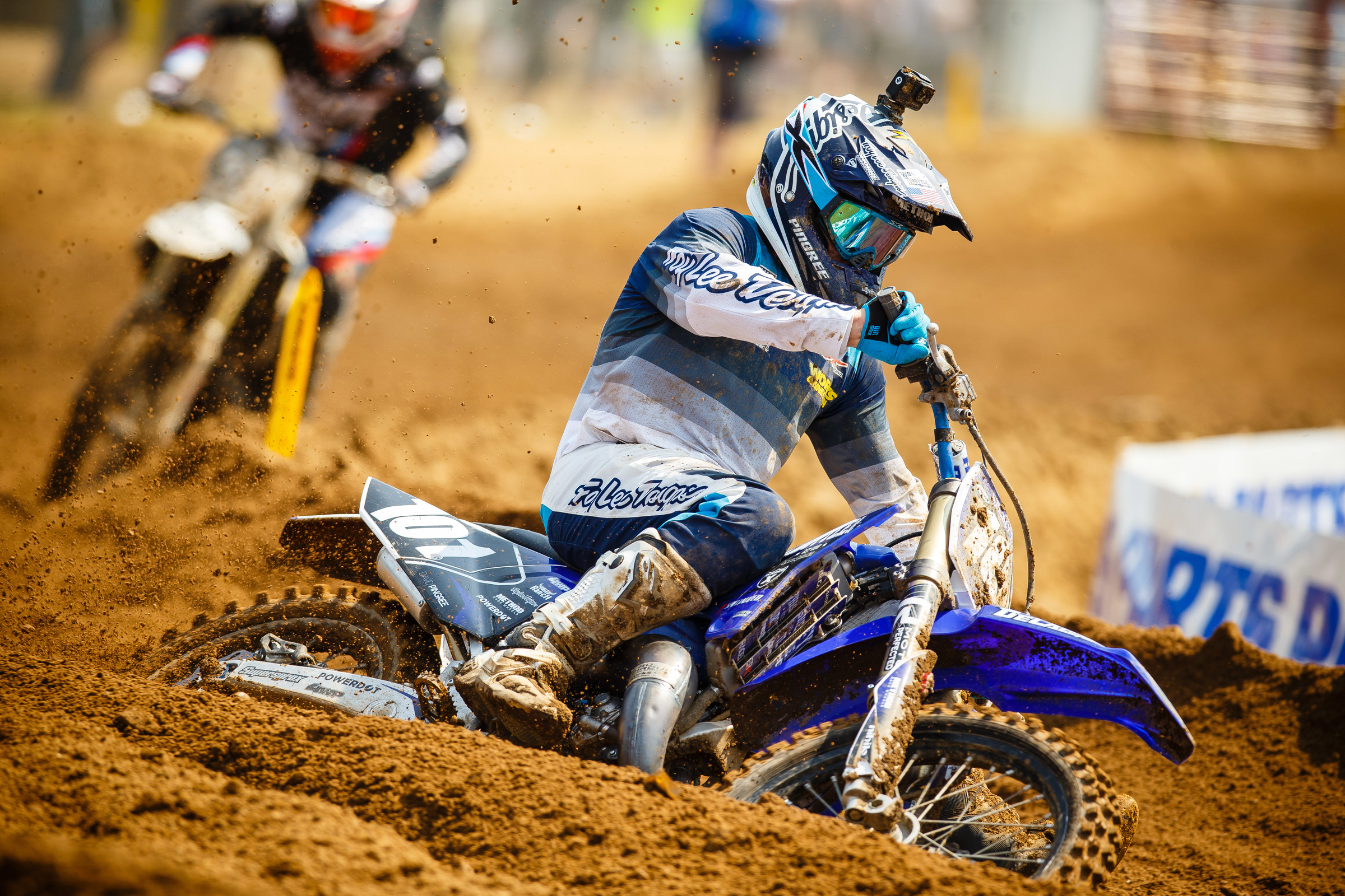 Ping racing the 125 All Star race at the RedBud National.