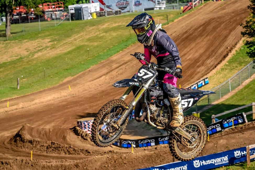 Brandon Nelson won the final moto of the Supermini class to take the overall win.