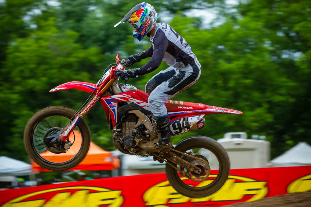 Roczen finished second in the second moto.