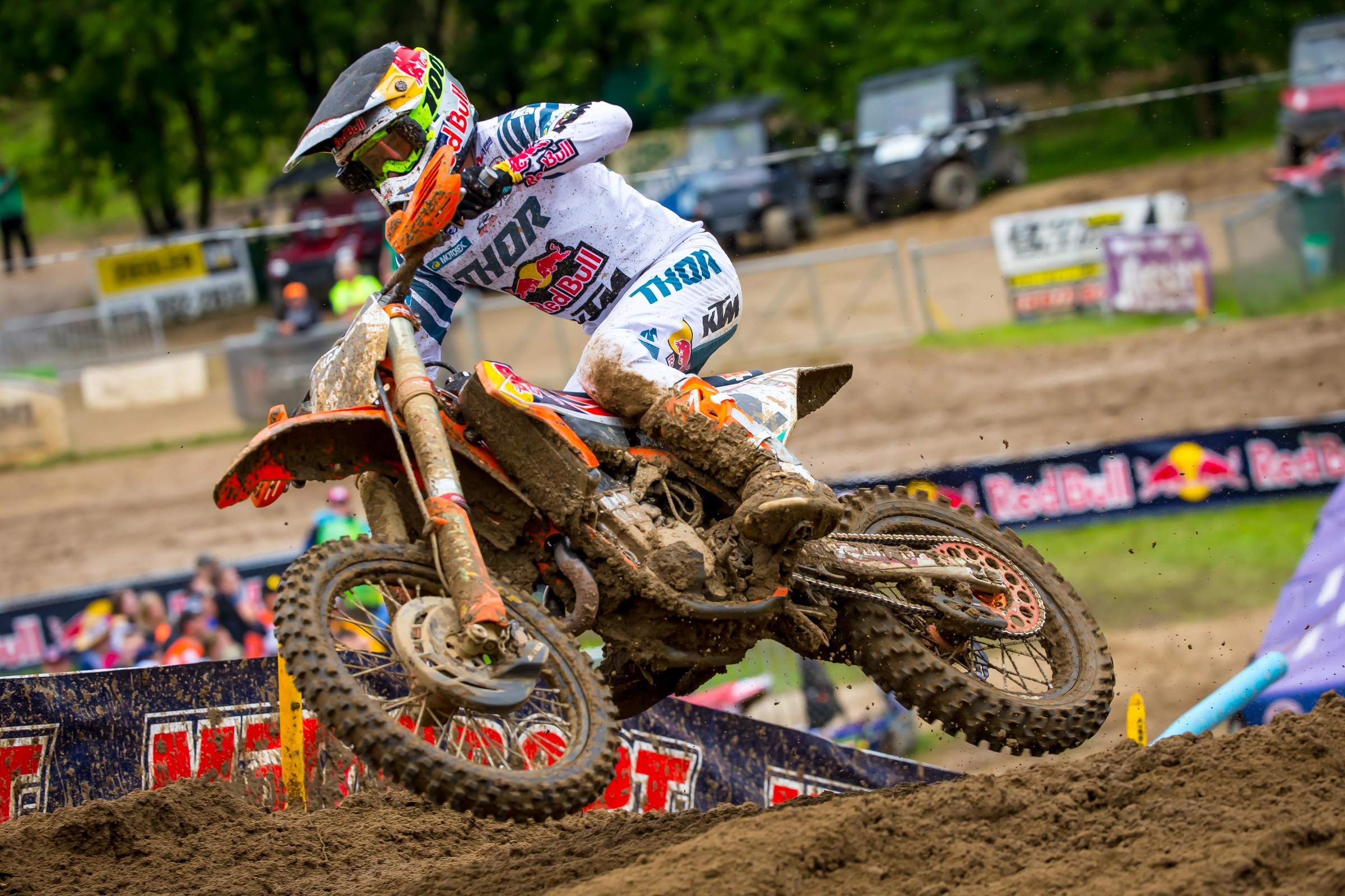 Webb has gotten great starts all year. This time, he was able to turn it into moto wins.