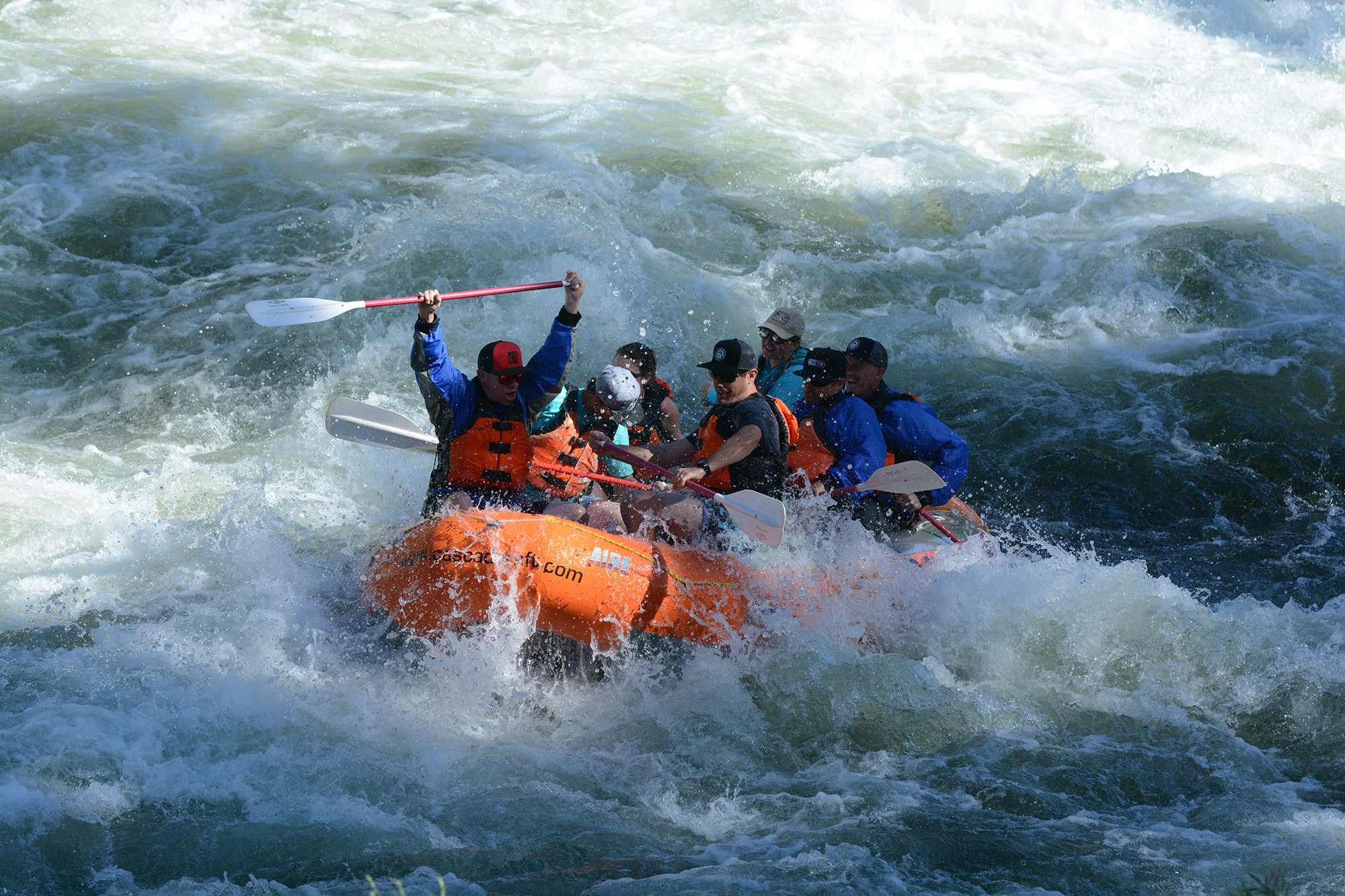 This isn't the podium NorCal, put your paddle down and row!