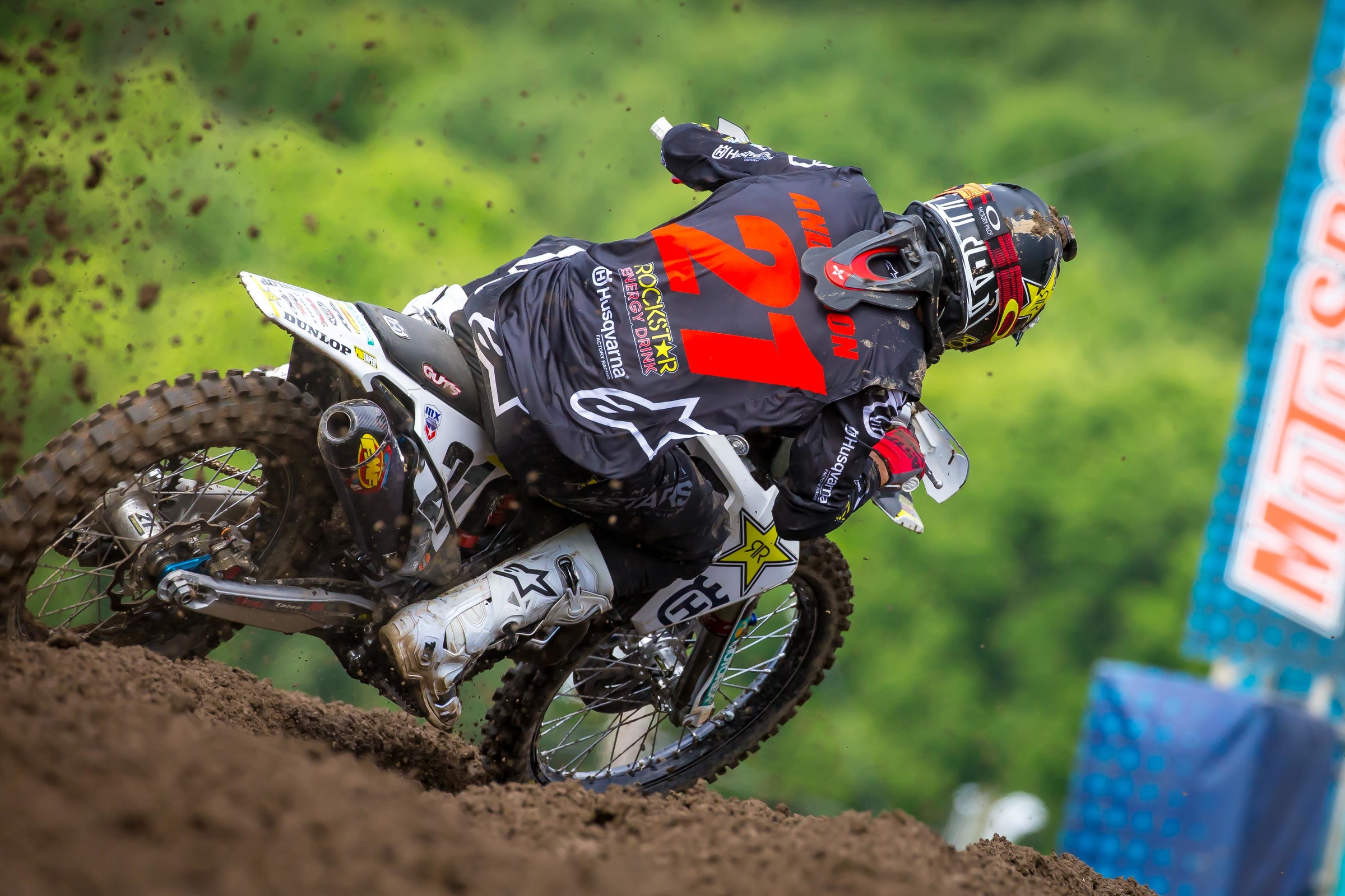 Jason Anderson finished fifth overall.