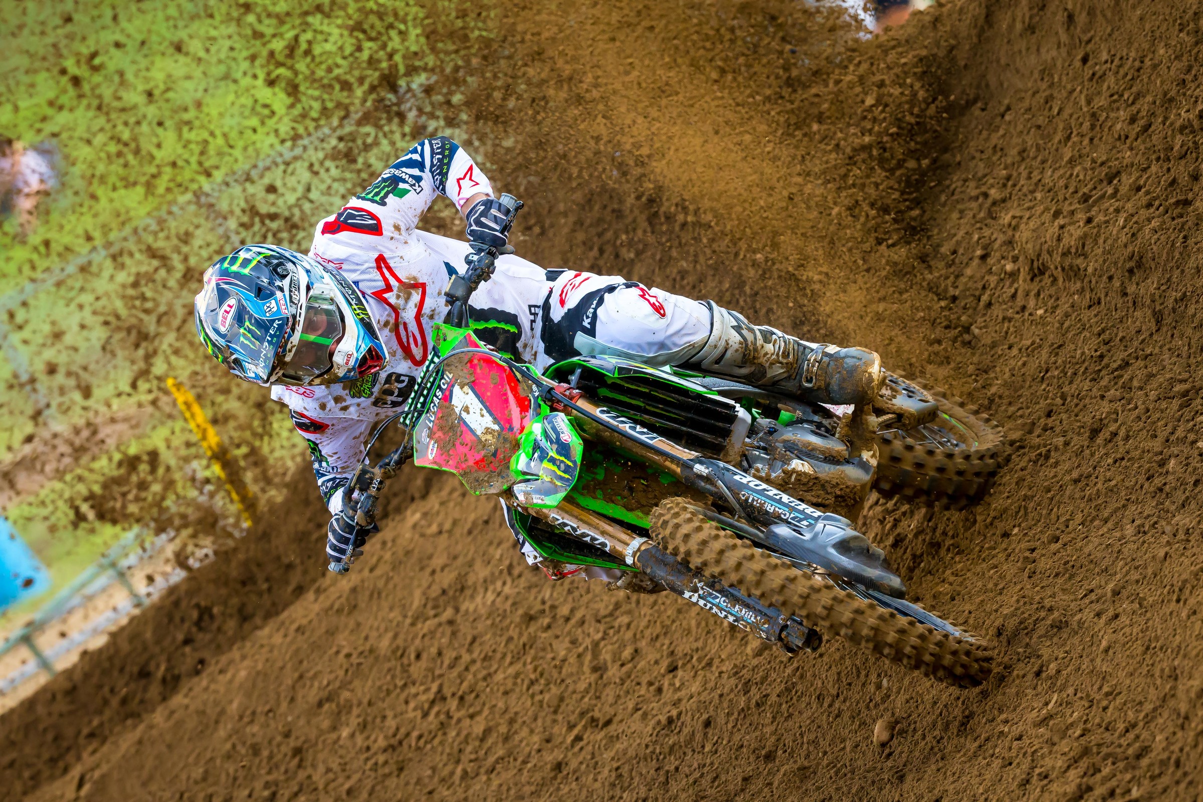 Tomac won the first 450 Class moto.