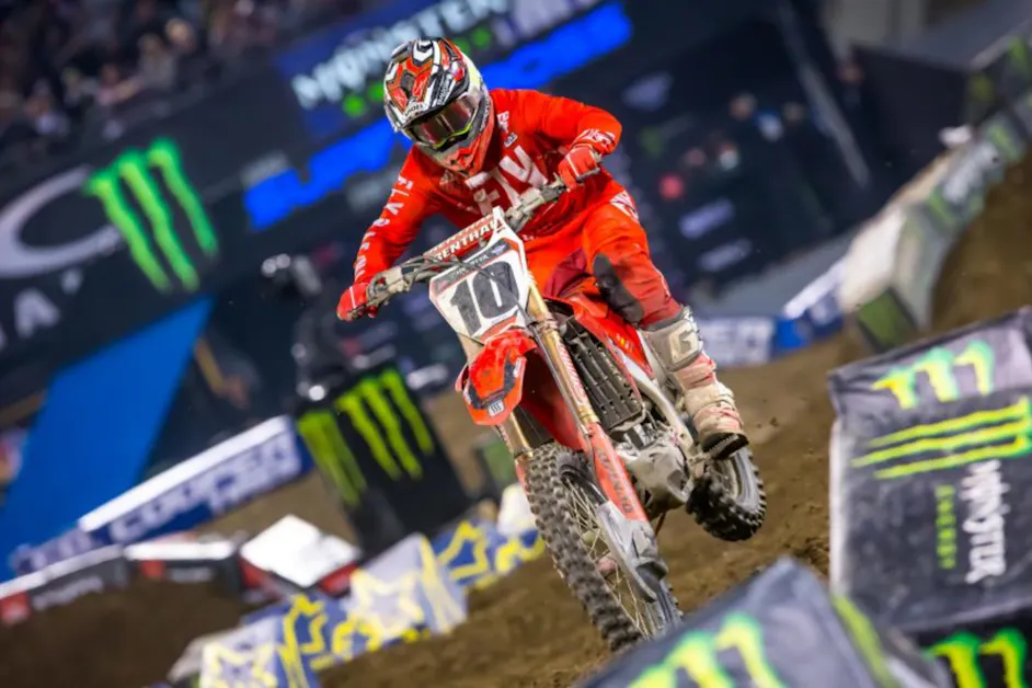 Ken Roczen and Justin Brayton factory Honda CRF450R