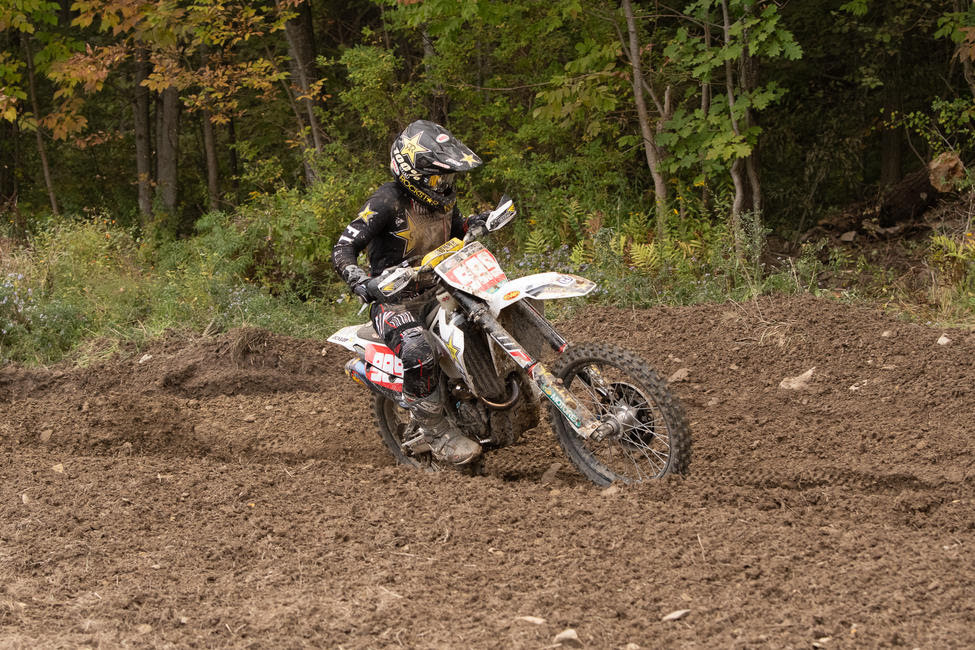 Thad Duvall pushed throughout the race to finish third overall on the day.