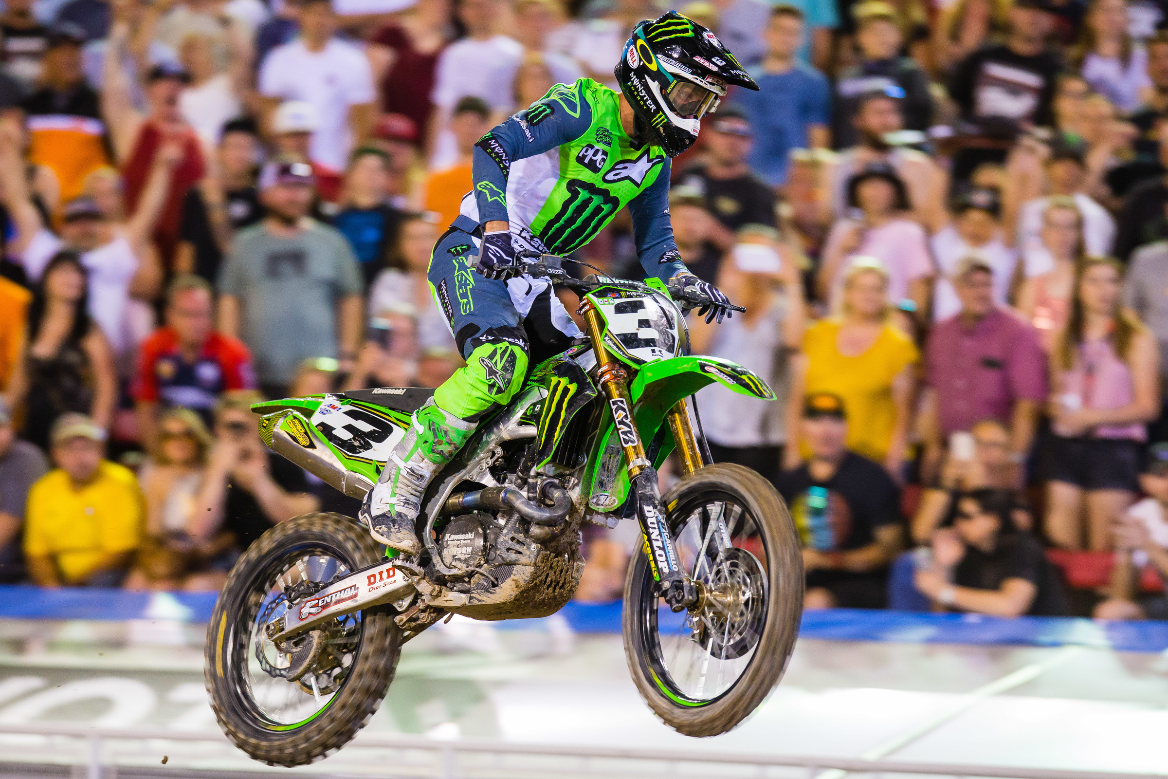Tomac at the 2019 Las Vegas Supercross season finale.