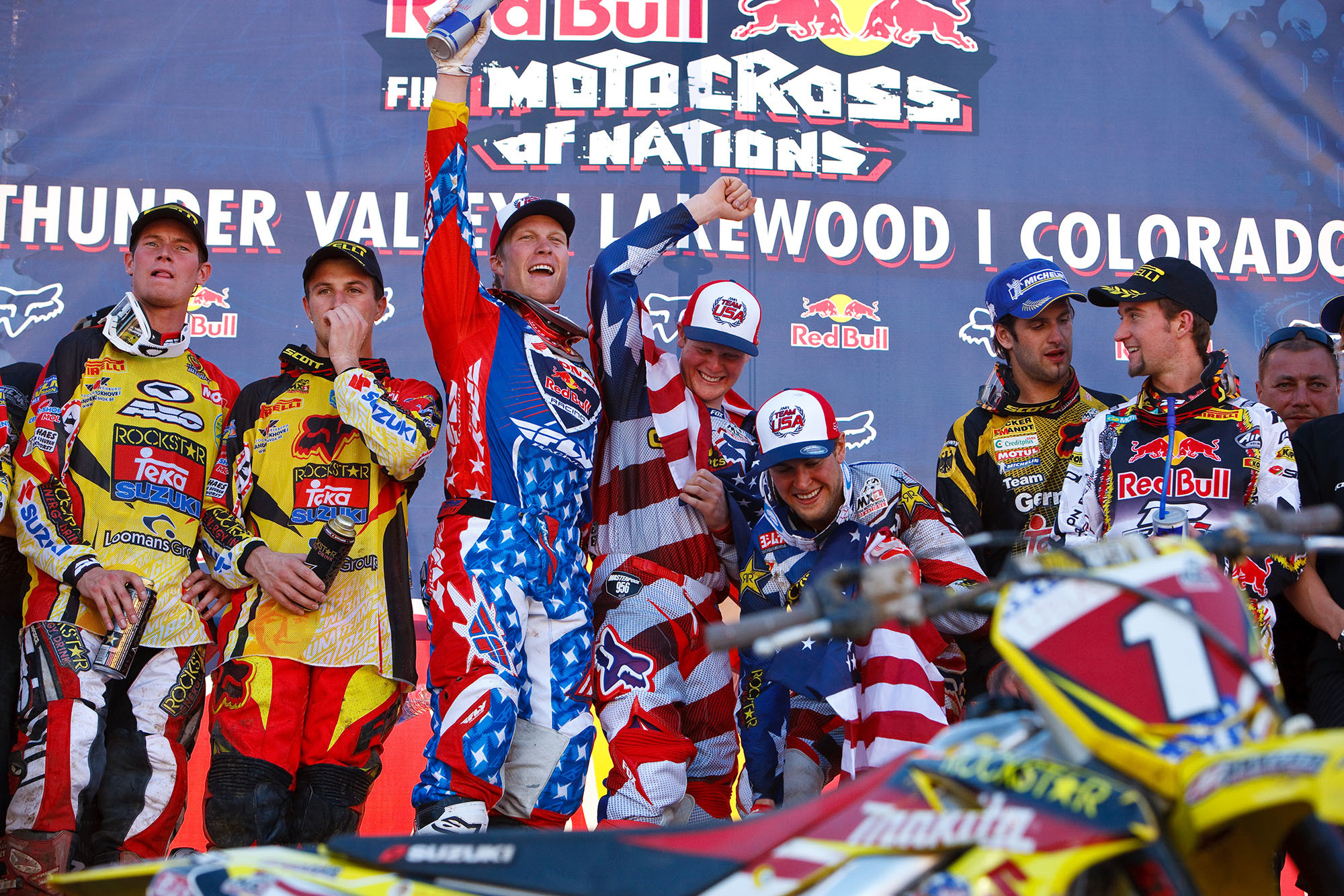 Team USA: Short, Canard, and Dungey.