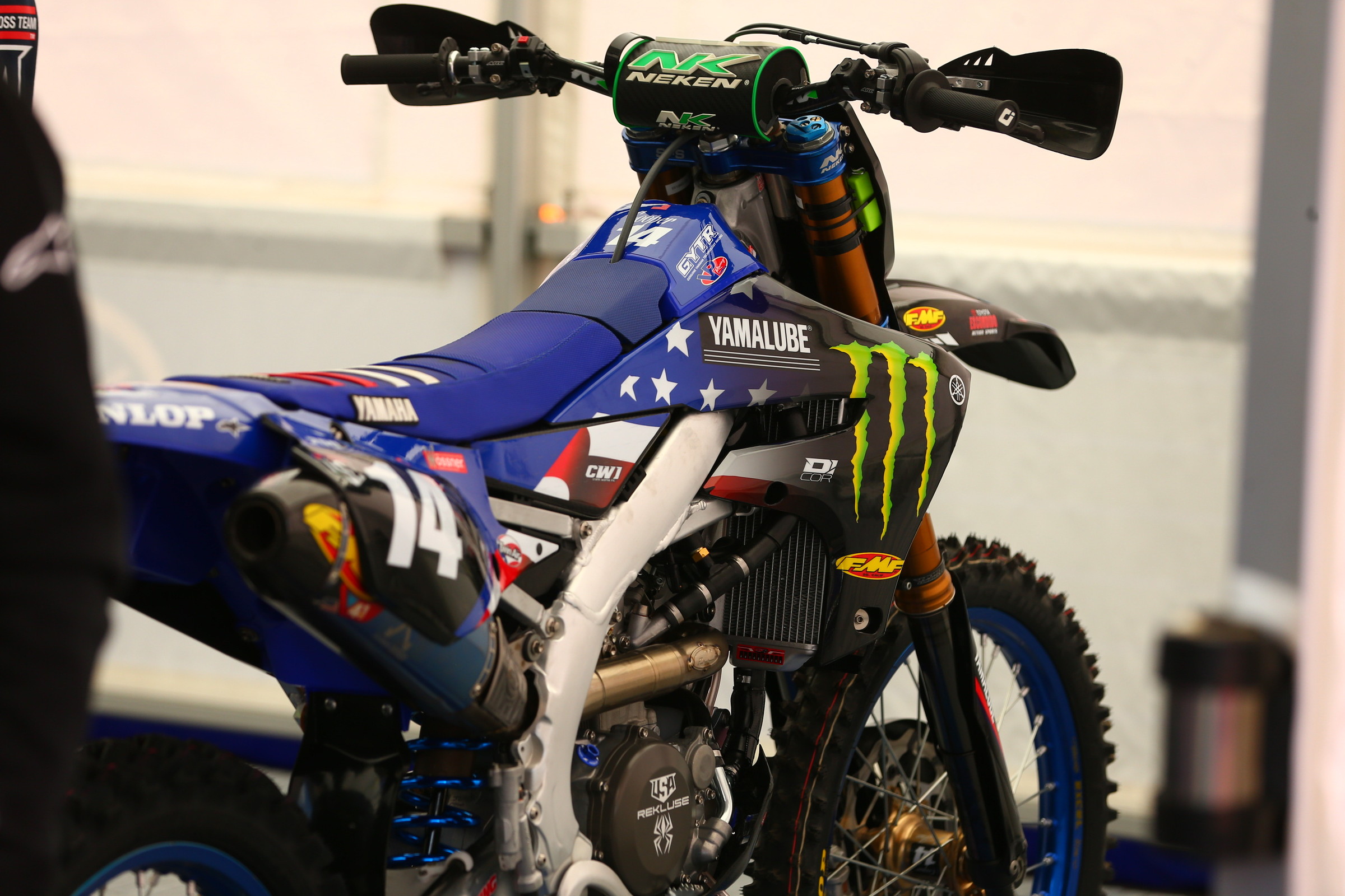 Justin Cooper's Team USA YZ250F.