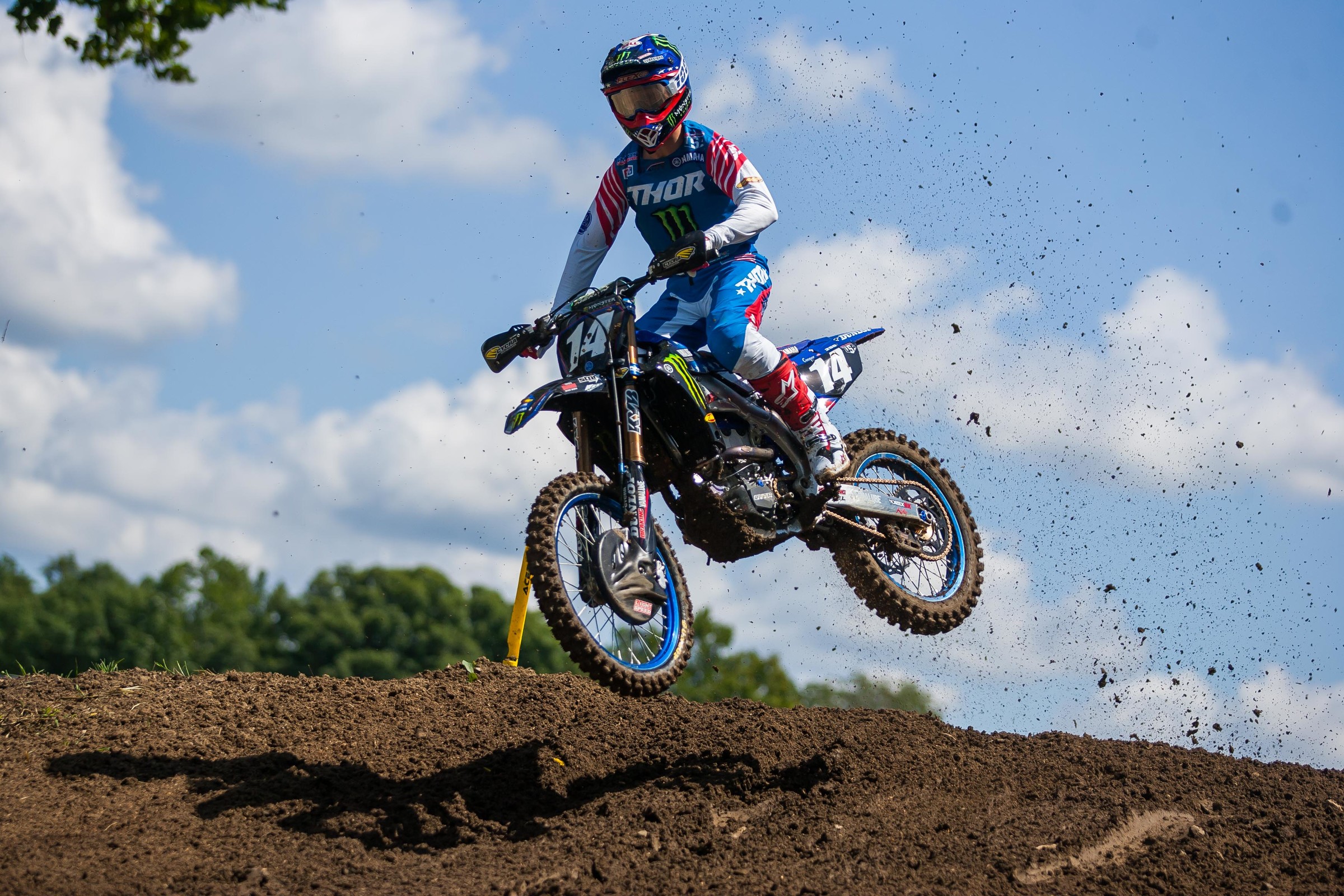 Cooper in his MXoN gear at the Ironman National press day ride.