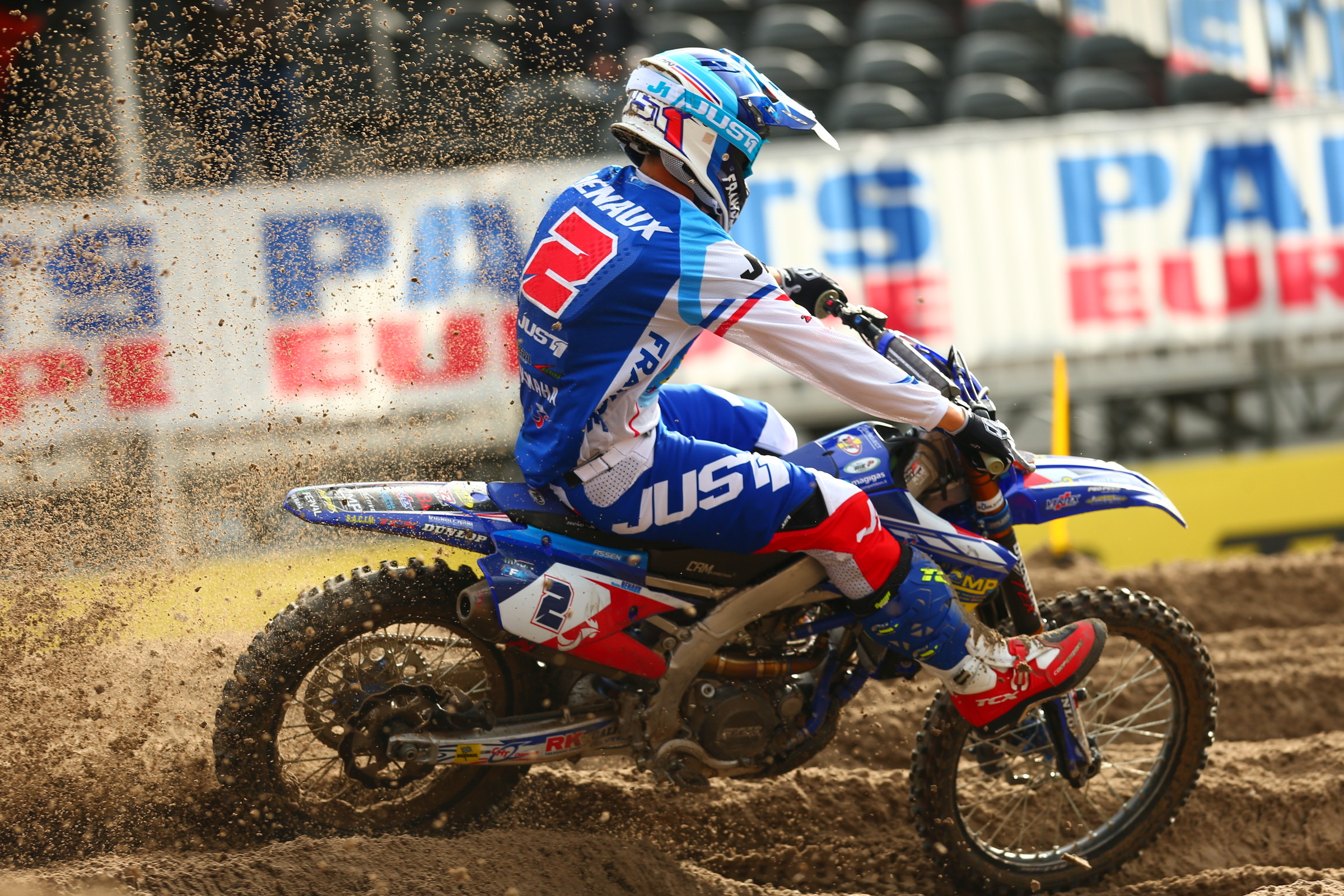 Maxime Renaux was 10th in the MX2 race.