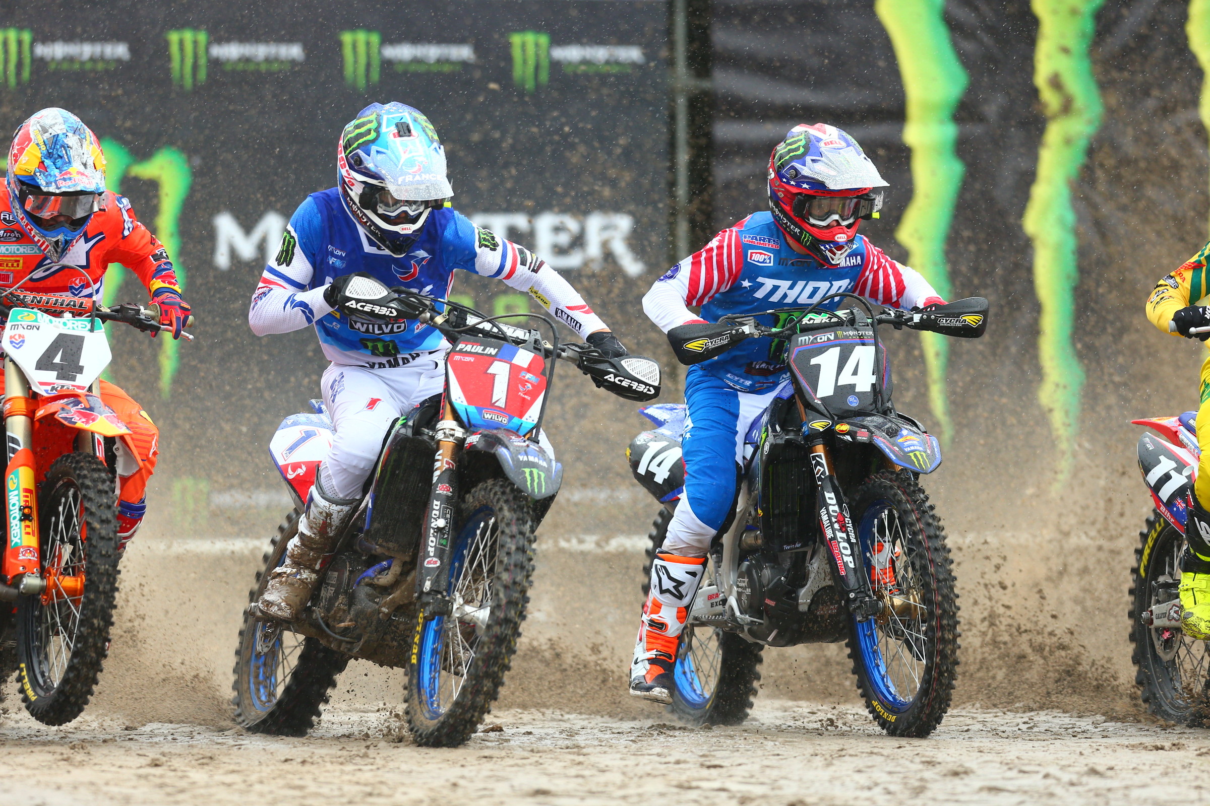 But the 450s start to eat him up.