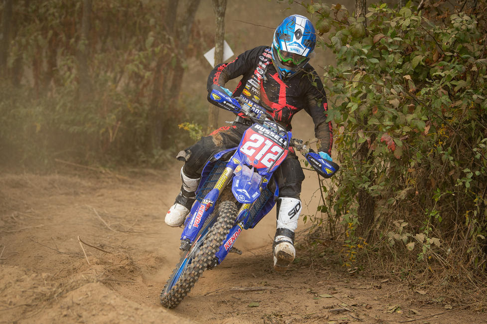 Ricky Russell battled throughout the day, finishing second overall.