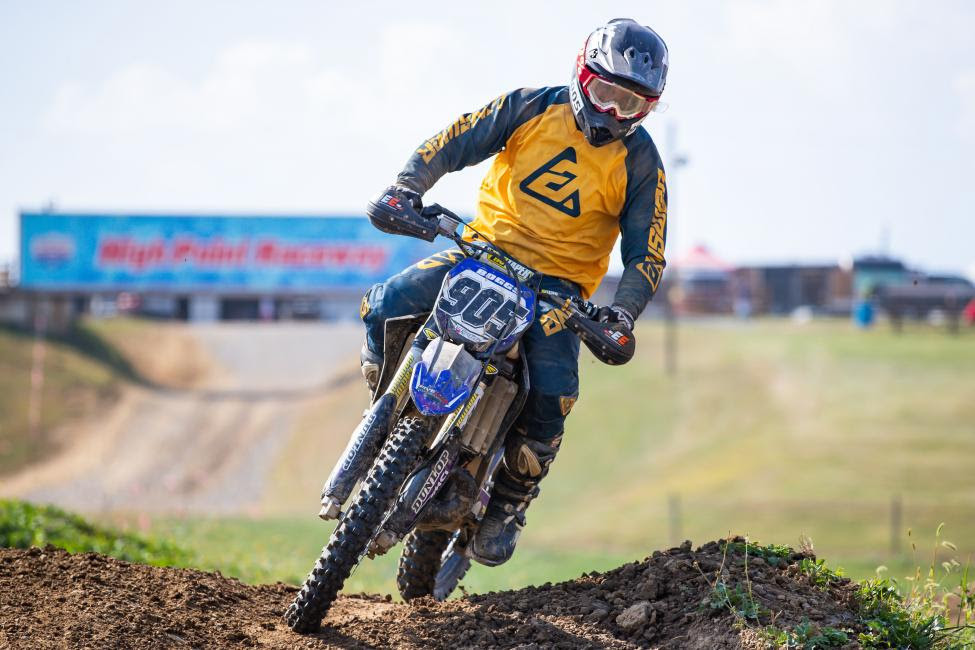 Andrew Boggs battled to earn the 25+ overall class win.