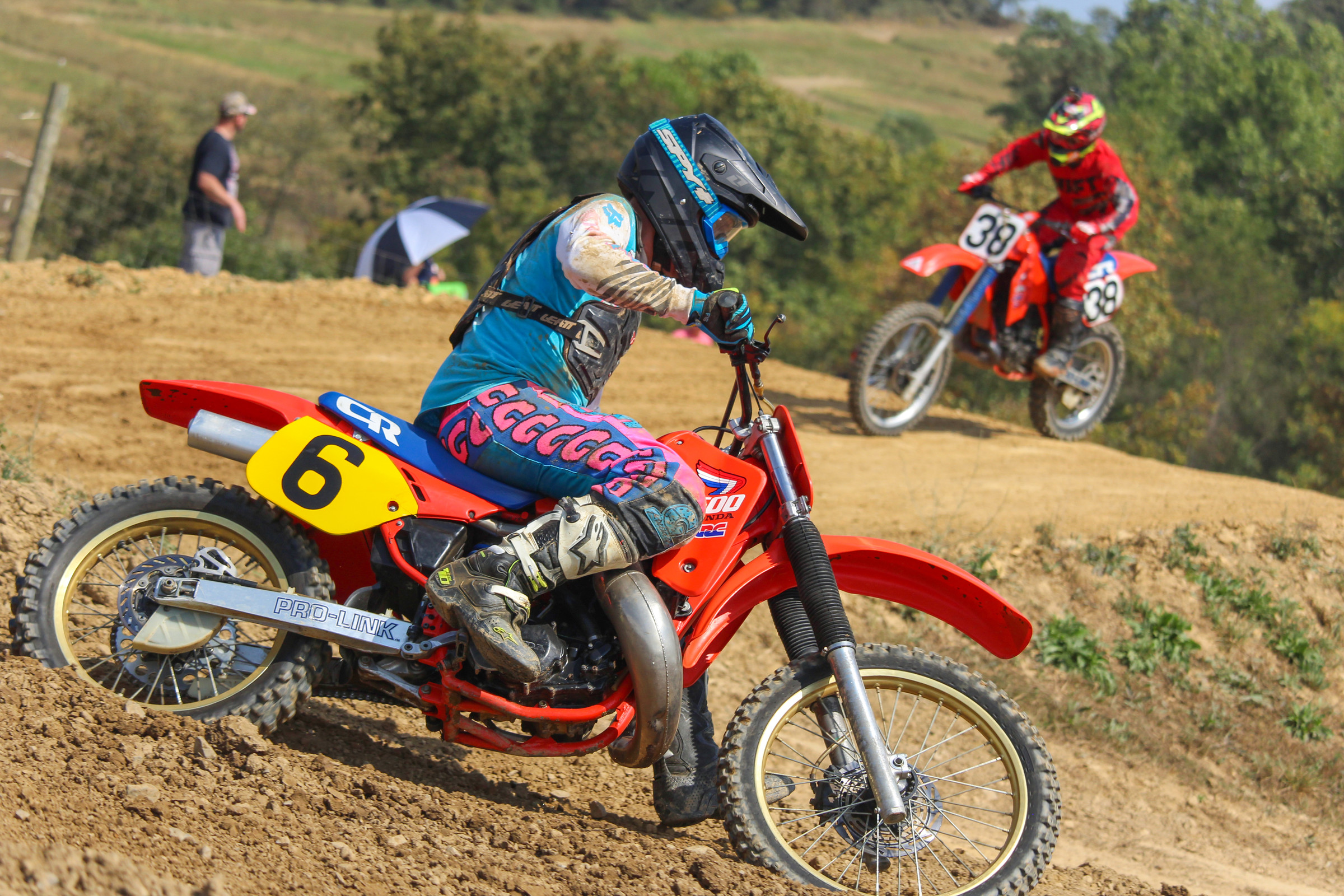 Broc Streit battling through the Revolution 1 class to earn second overall.