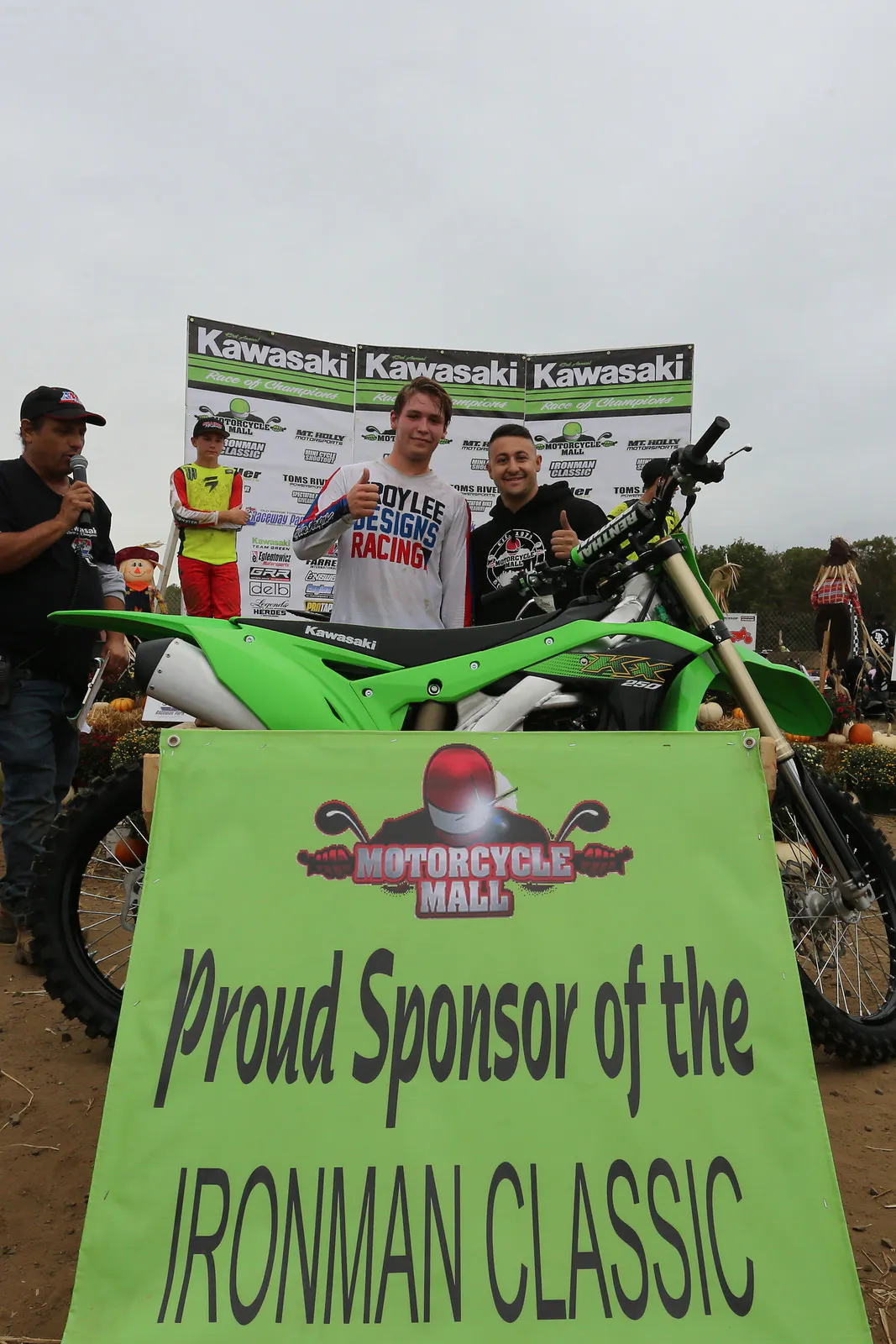 However, his real highlight of the event must have been his Ironman Classic victory on Sunday. With that win, Gregory took home a new Kawasaki KX250 courtesy of local dealership, The Motorcycle Mall.