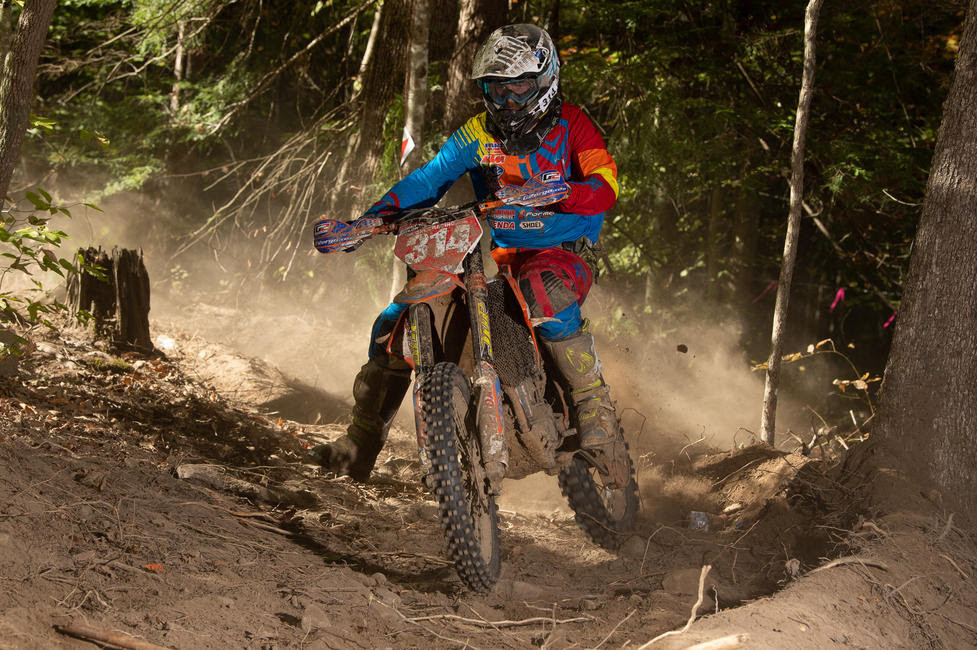 Grant Baylor battled throughout the day, finishing second overall.