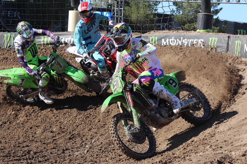 Tomac, Vince Friese and Adam Cianciarulo during today's media session.