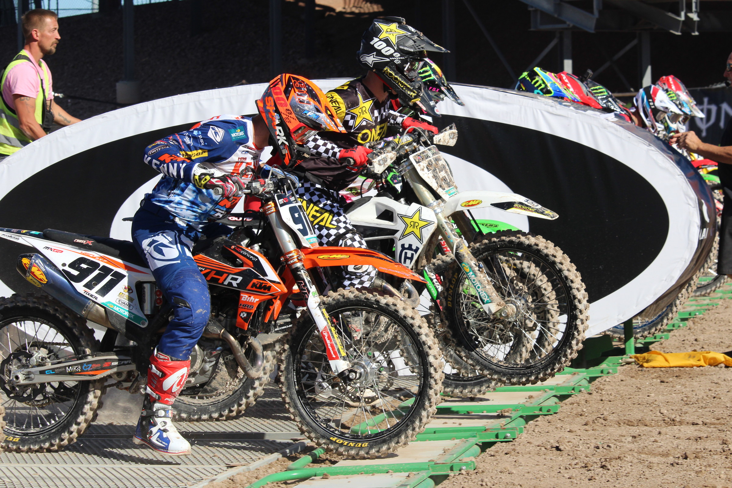 Tixier (911) alongside Dean Wilson today.