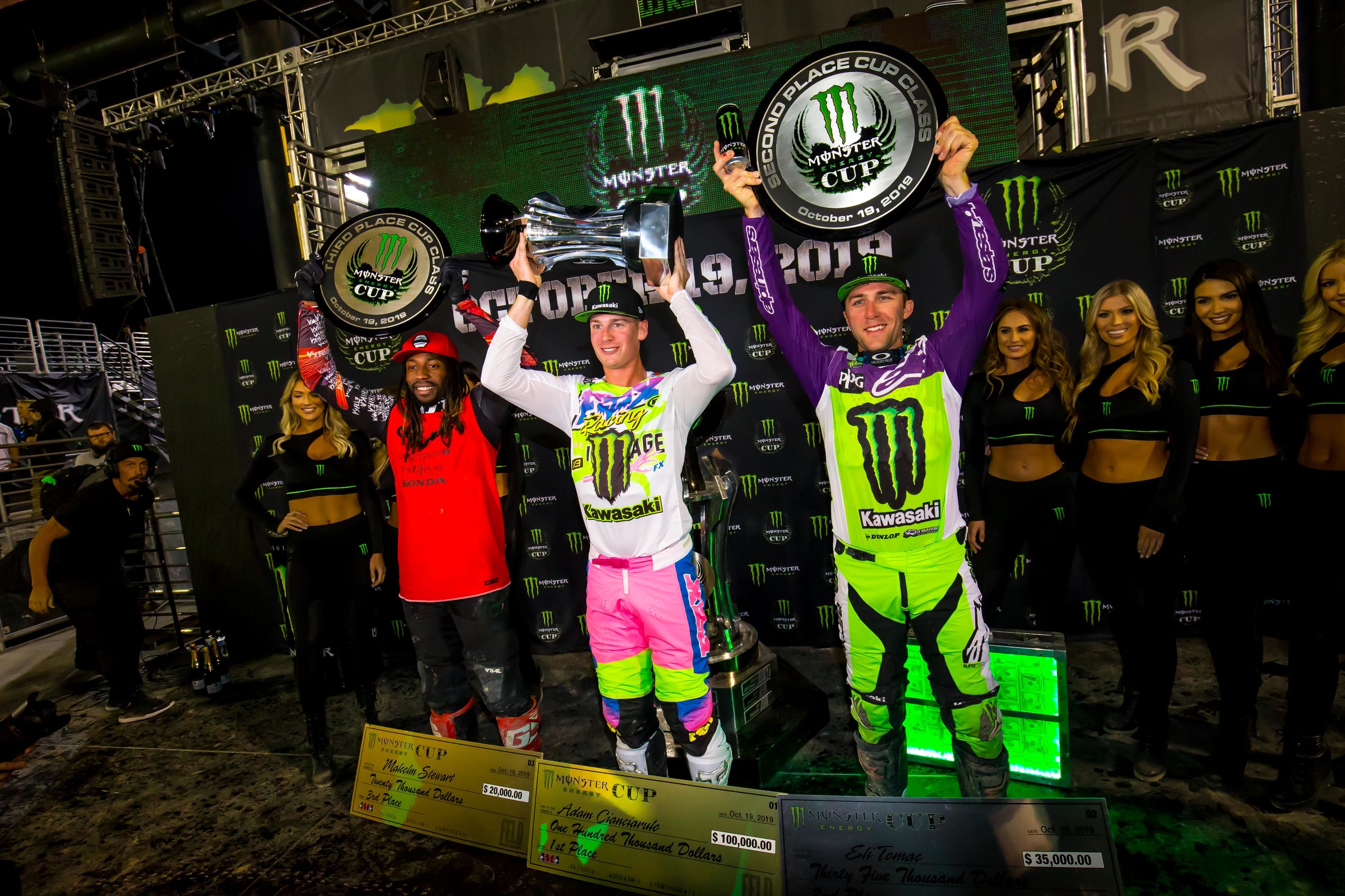 The Cup class overall podium.