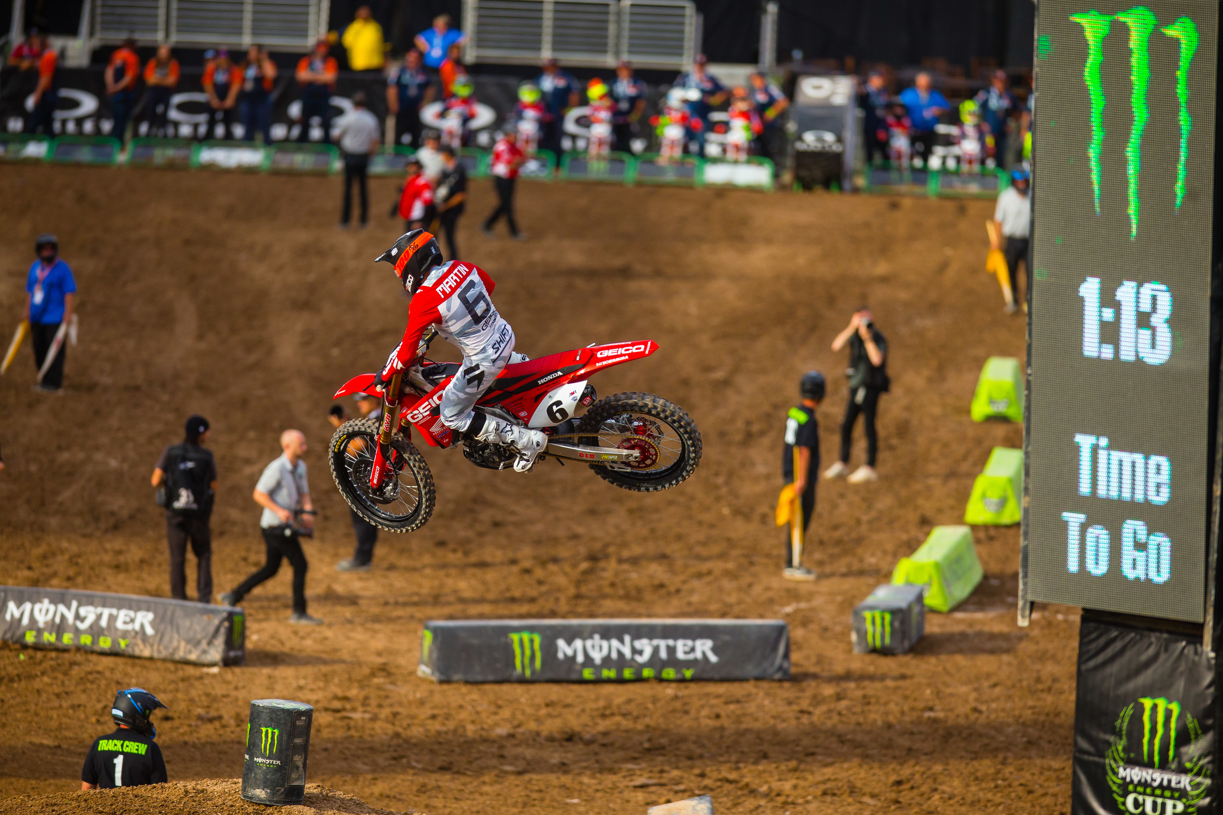 J-Mart didn't look like he'd missed over a year of racing.