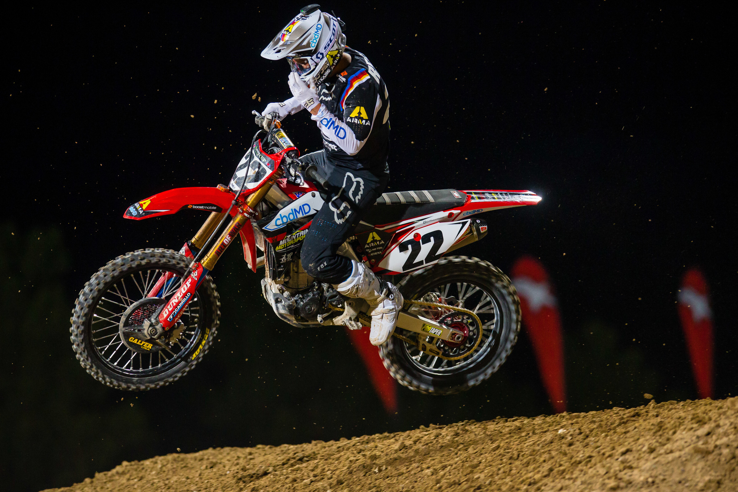 Reed said he threw some parts on a Honda and showed up. That's pretty much the whole story.