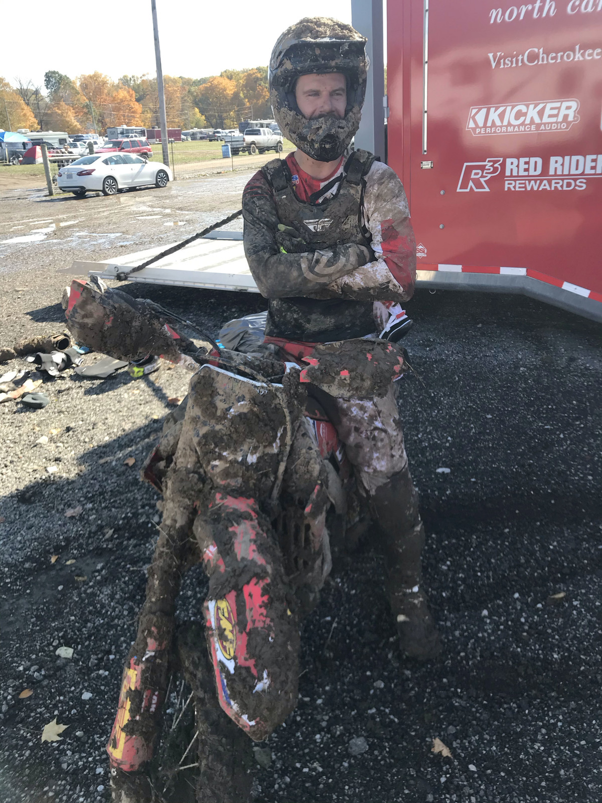 Hansel after the 2019 Ironman GNCC.