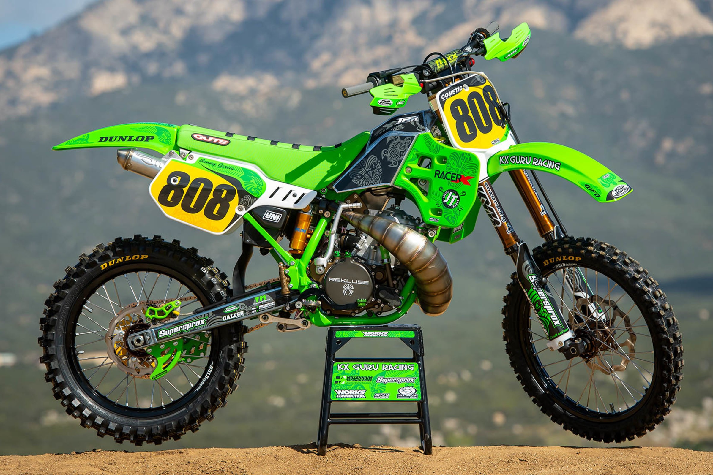 KX500  GRAPHICS STICKERS Swing Arm Decals