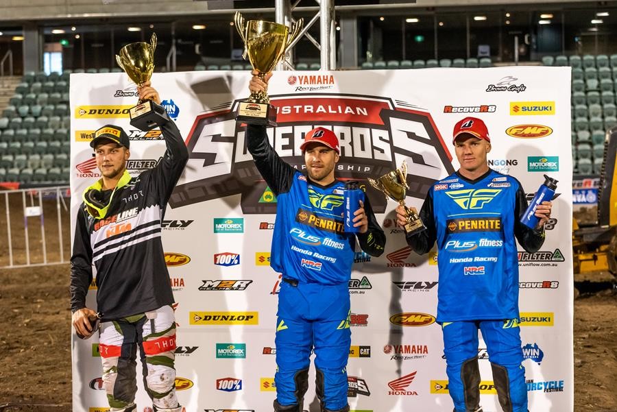 Blose, Osby and Oldenburg make for an all-American SX2 podium.