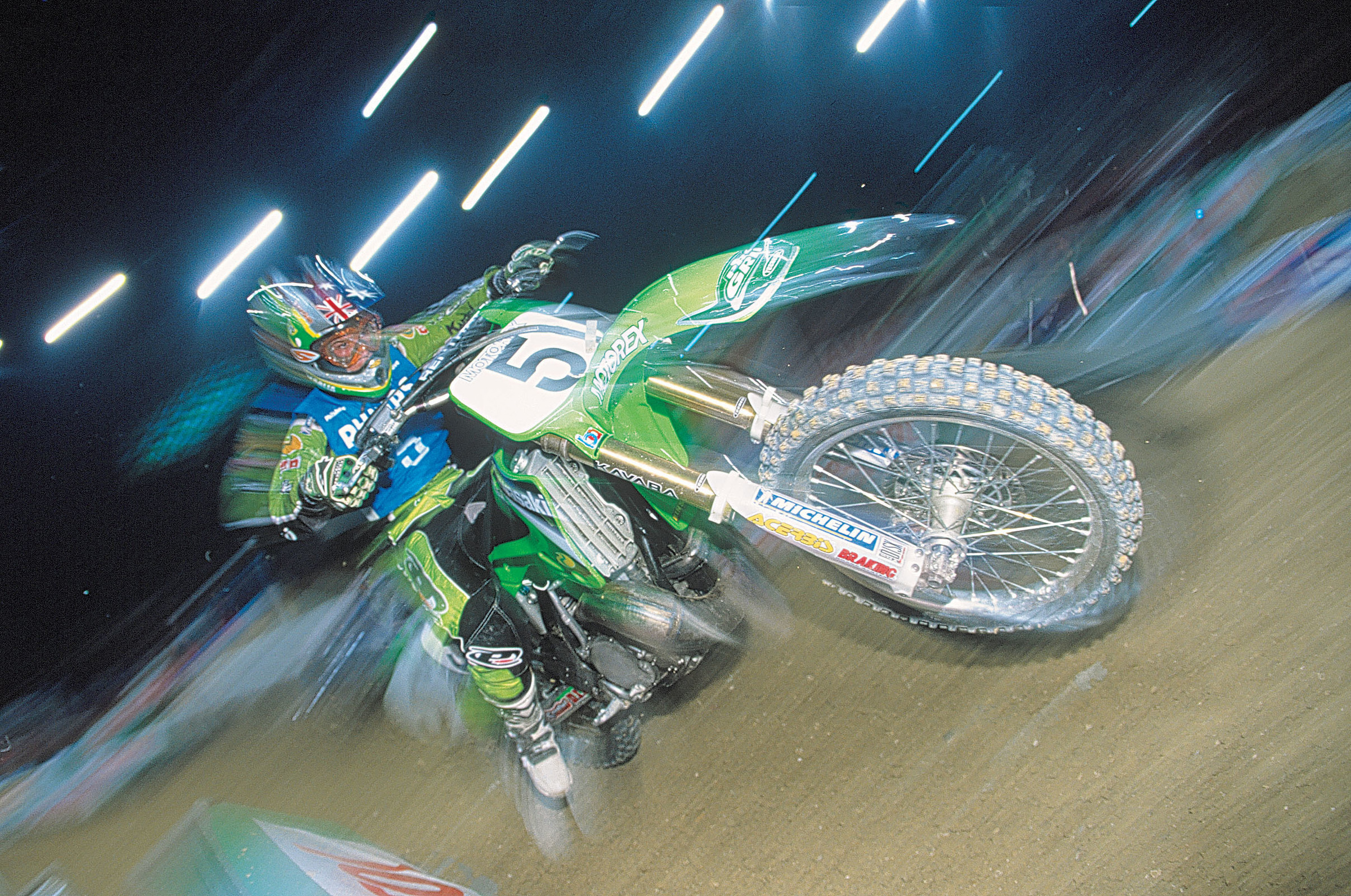 Reed at the 2001 Paris Supercross.